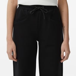 Kadın Straight Fit Siyah Eşofman Altı Siyah