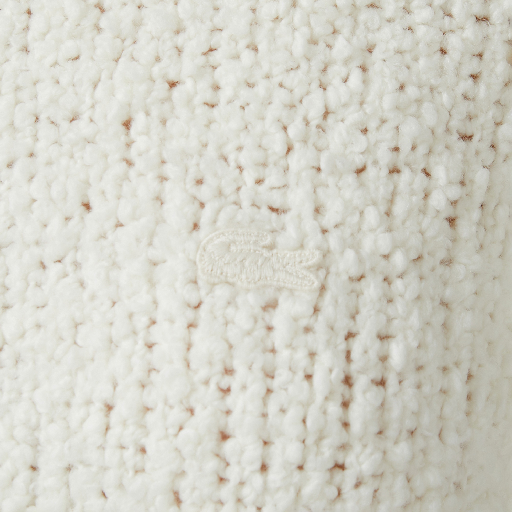 Kadın Classic Fit Bisiklet Yaka Yün Krem Kazak