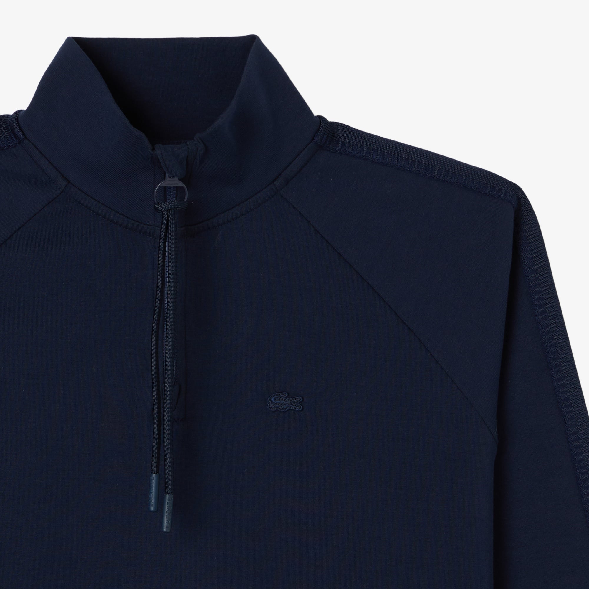 Kadın Loose Fit Dik Yaka Lacivert Sweatshirt