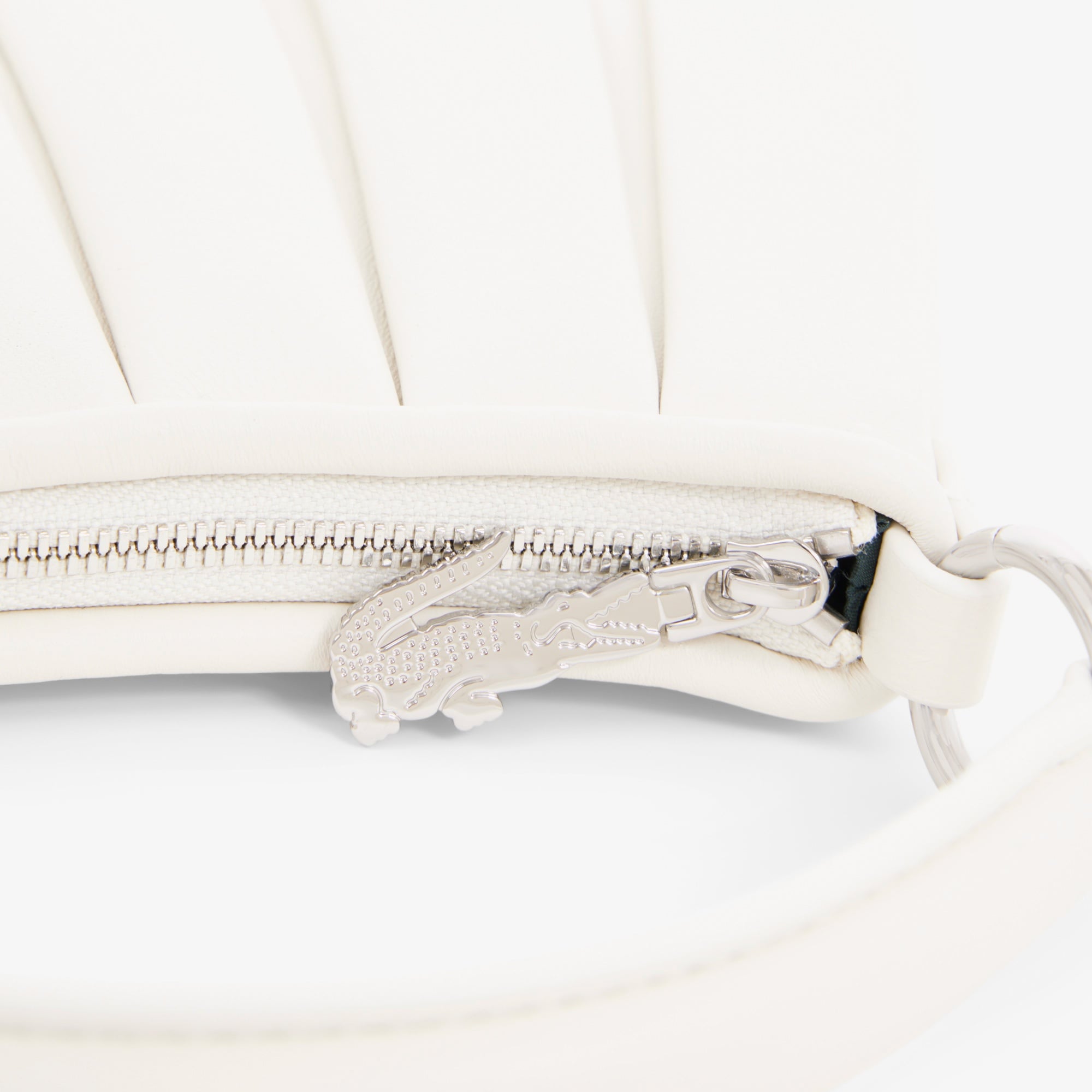 Mini Lenglen Kadın Deri Beyaz Omuz Çantası