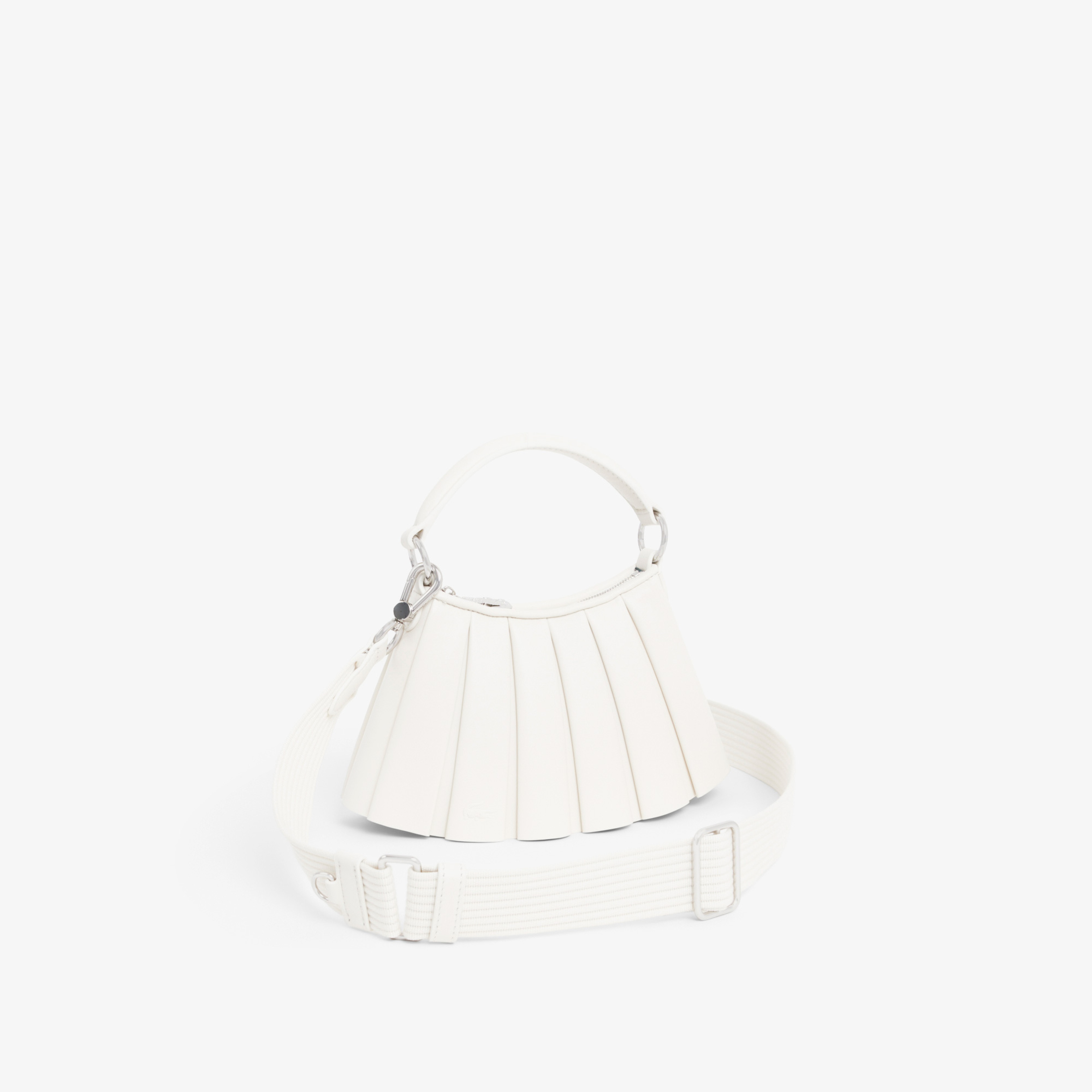 Mini Lenglen Kadın Deri Beyaz Omuz Çantası