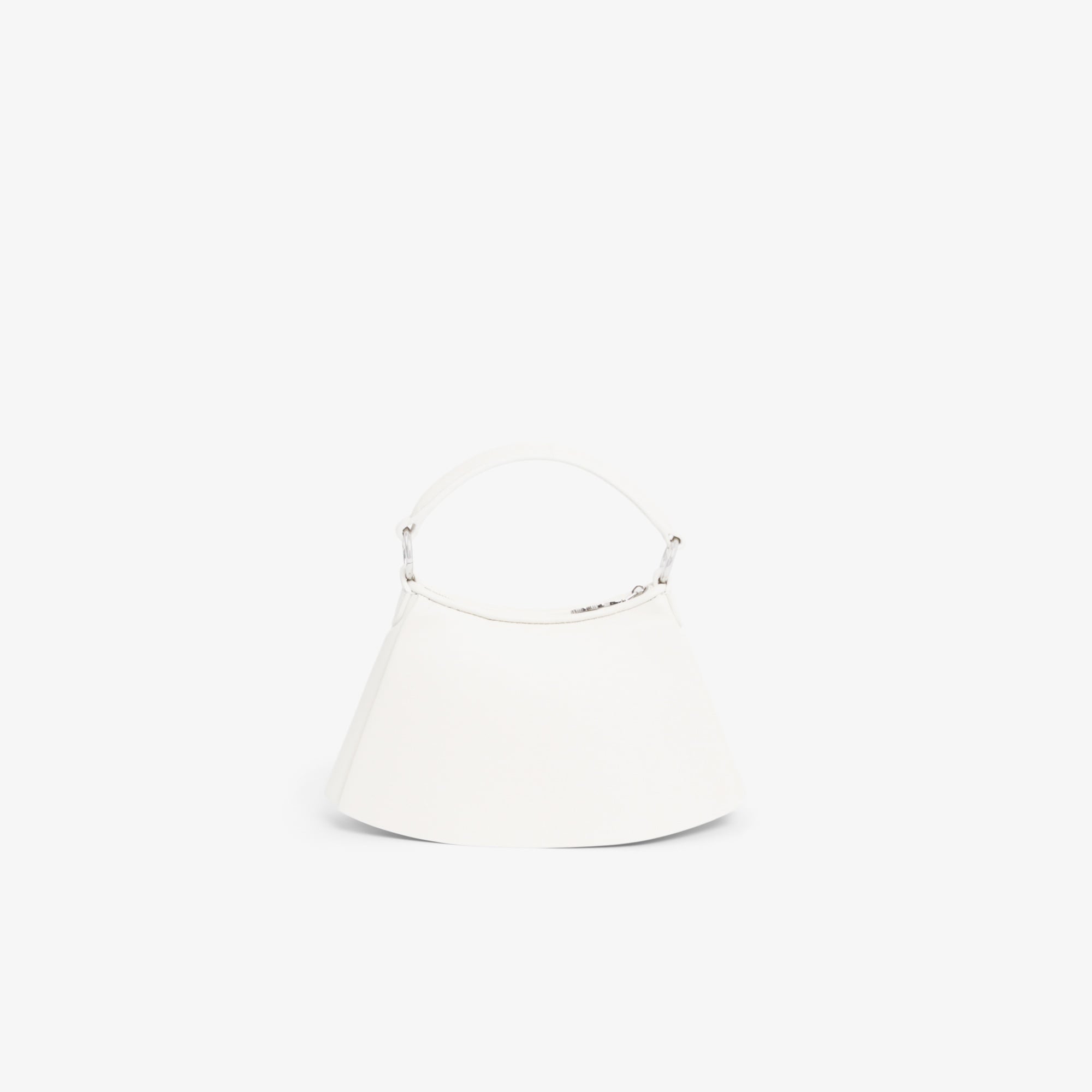 Mini Lenglen Kadın Deri Beyaz Omuz Çantası