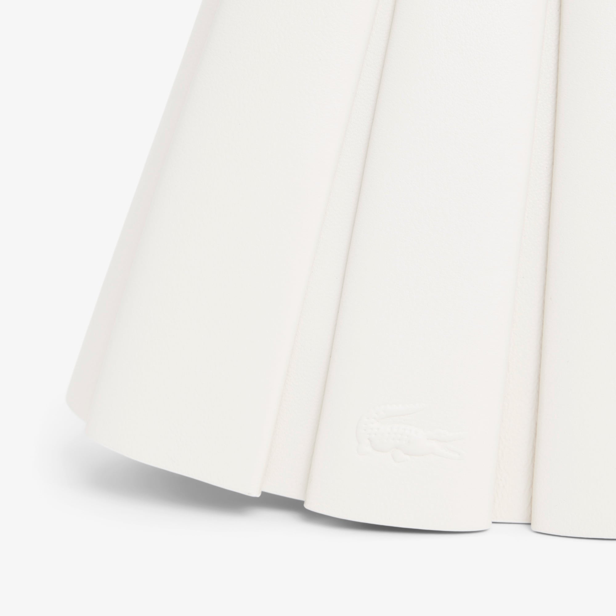 Mini Lenglen Kadın Deri Beyaz Omuz Çantası