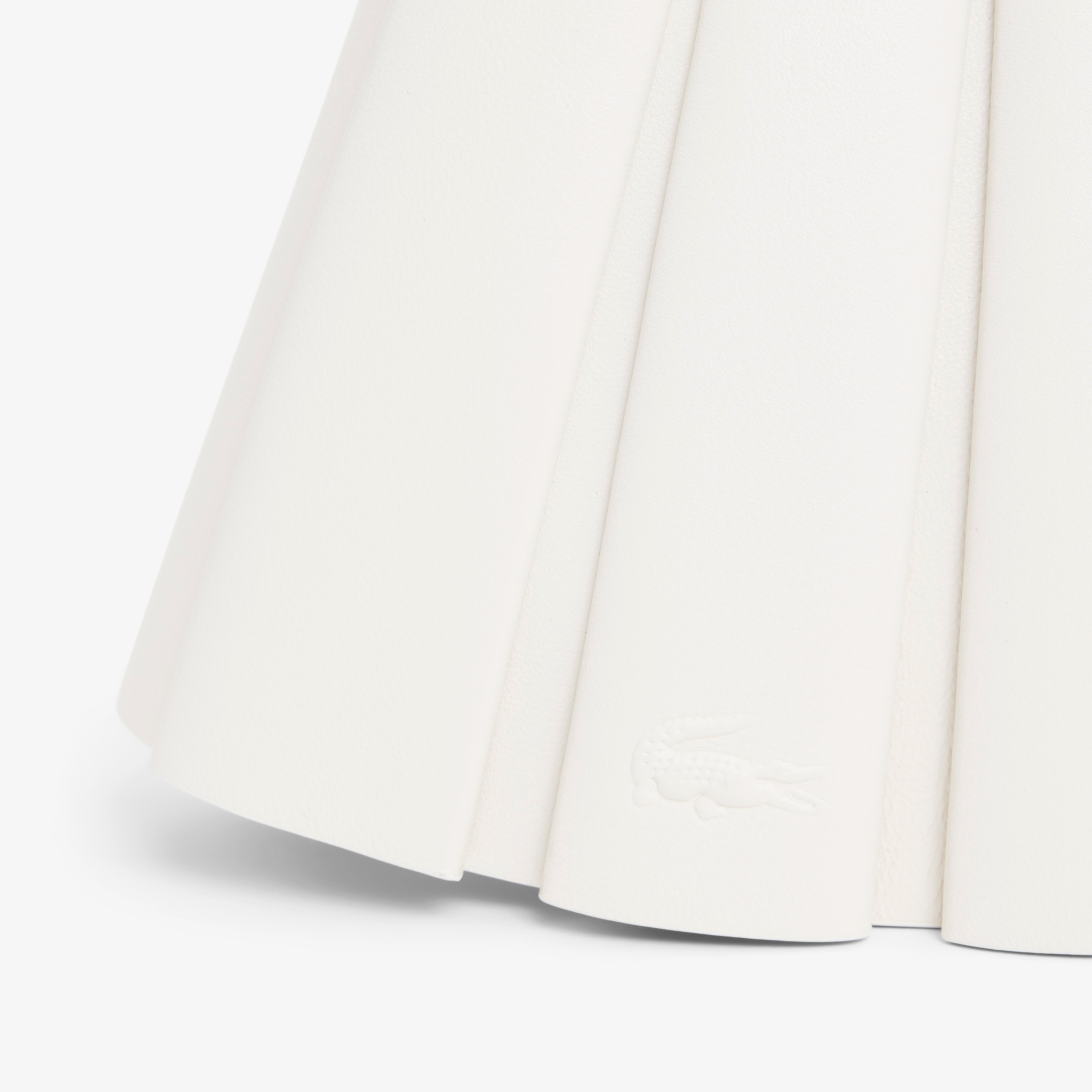 Mini Lenglen Kadın Deri Beyaz Omuz Çantası