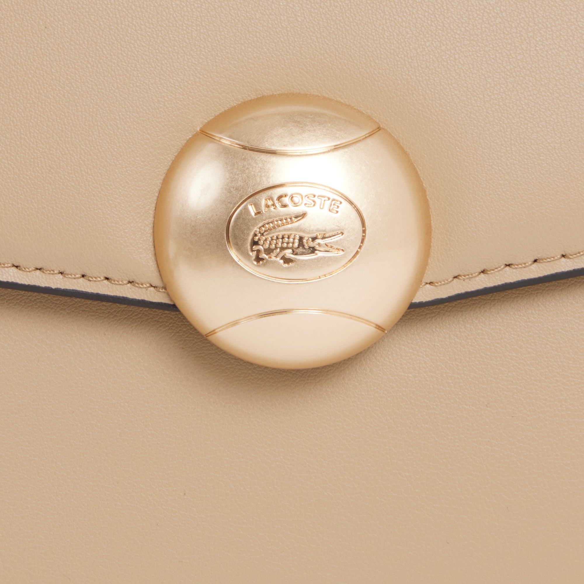 Lacoste Tennis Bliss Kadın Deri Bej Omuz Çantası görsel 5