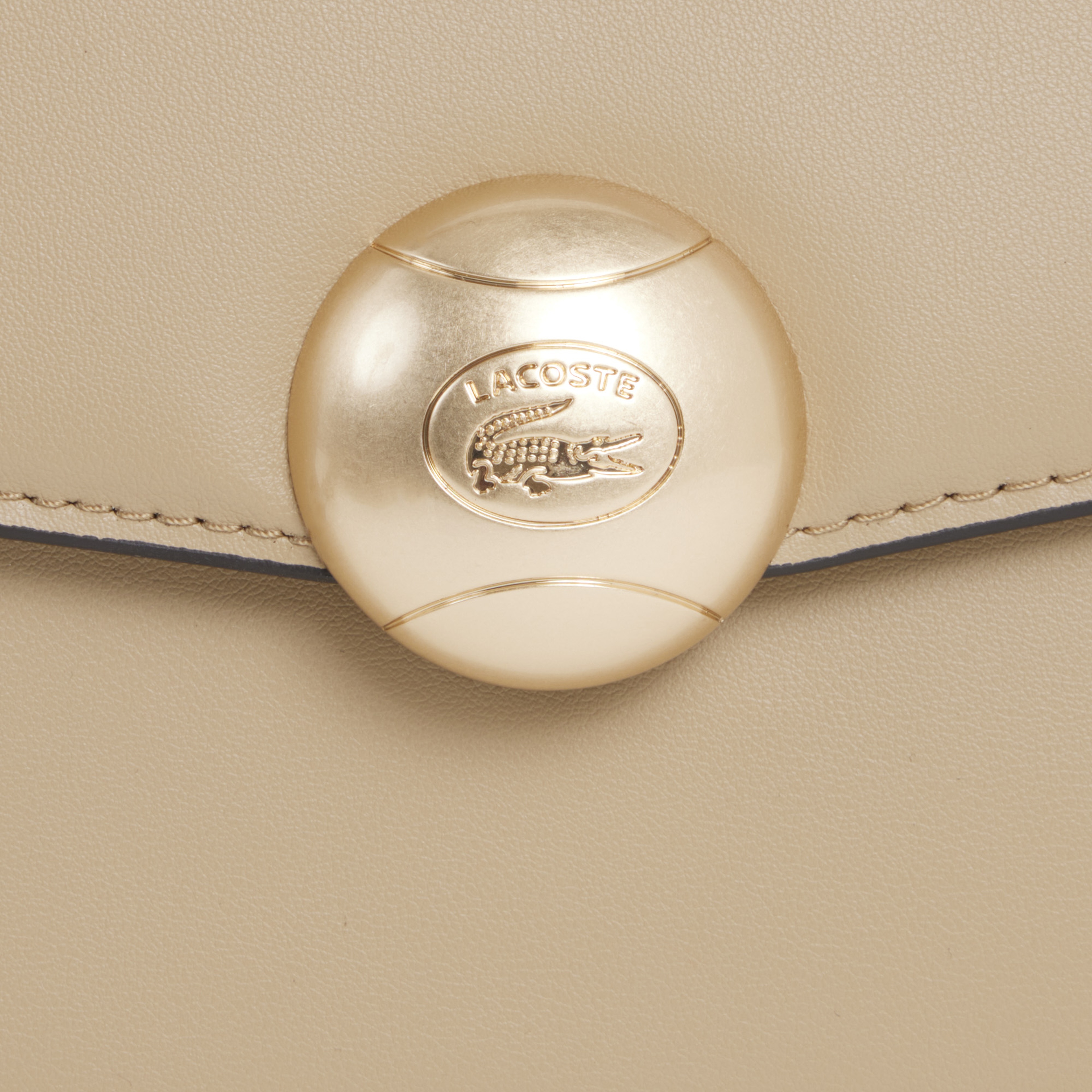 Tennis Bliss Kadın Deri Bej Omuz Çantası