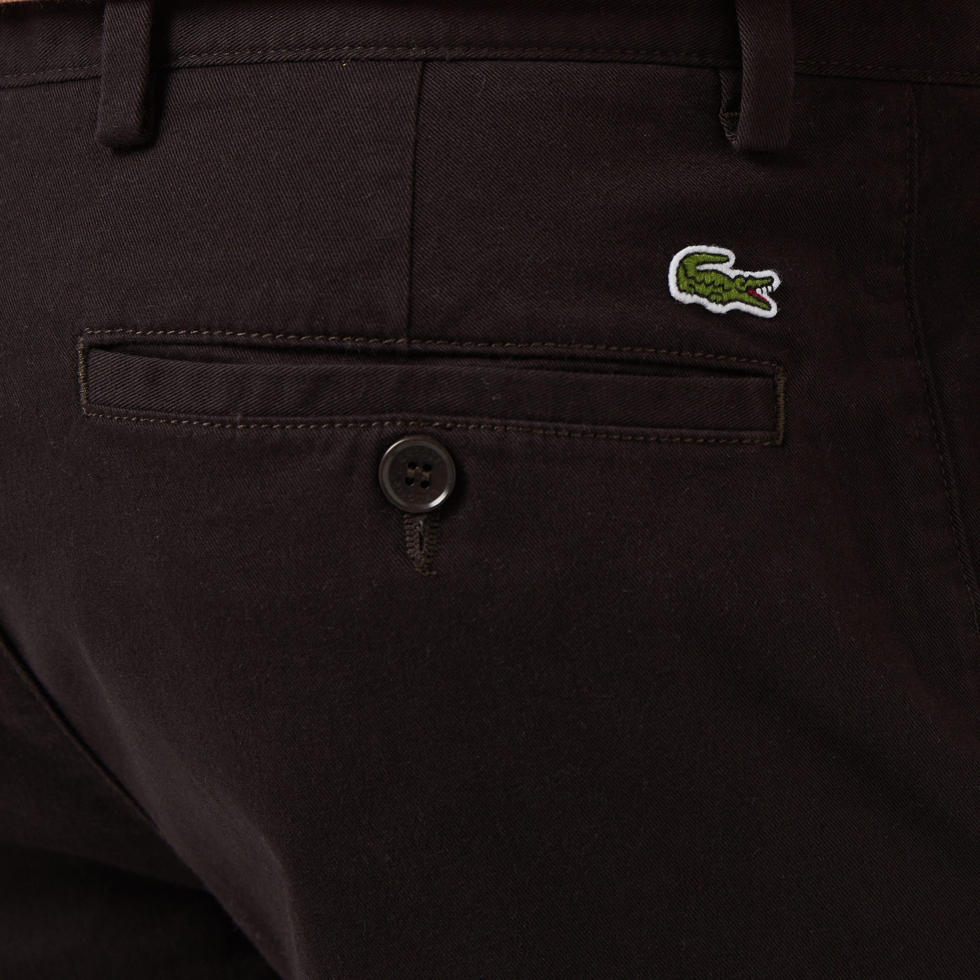 Erkek Slim Fit Koyu Kahverengi Bermuda Şort