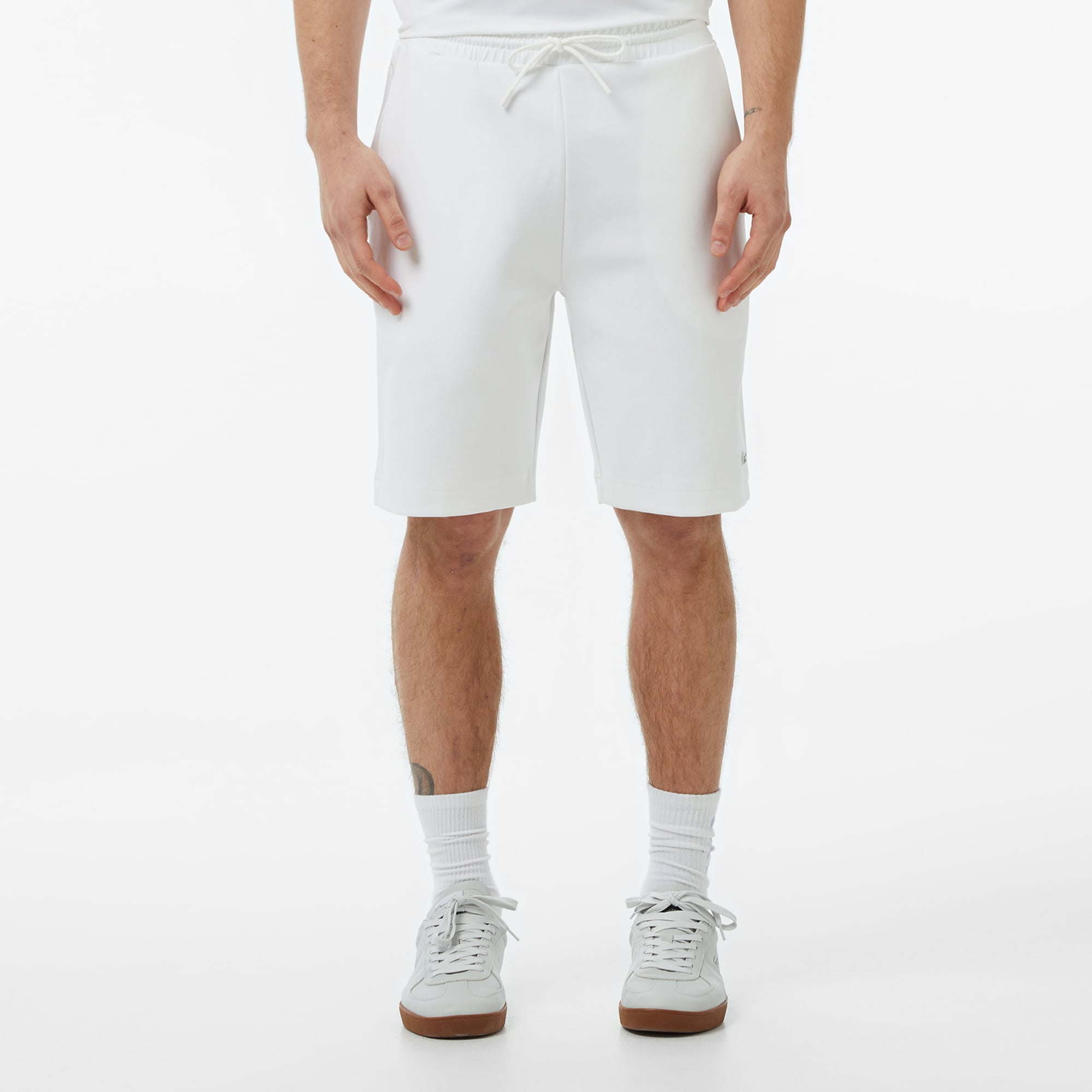 Lacoste Erkek Regular Fit Beyaz Şort görsel 5