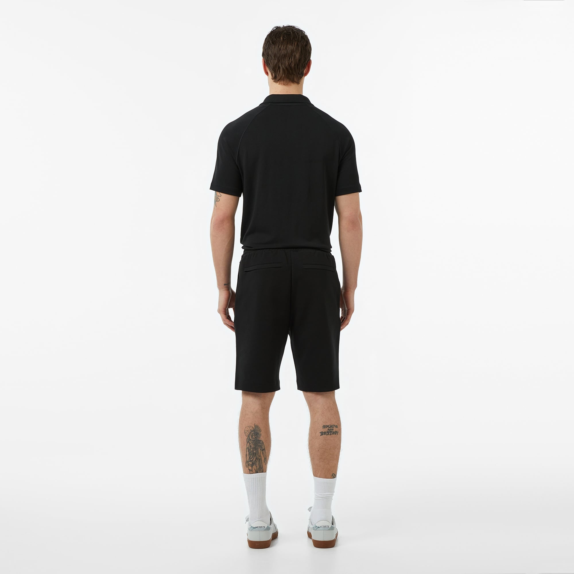 Erkek Regular Fit Siyah Şort