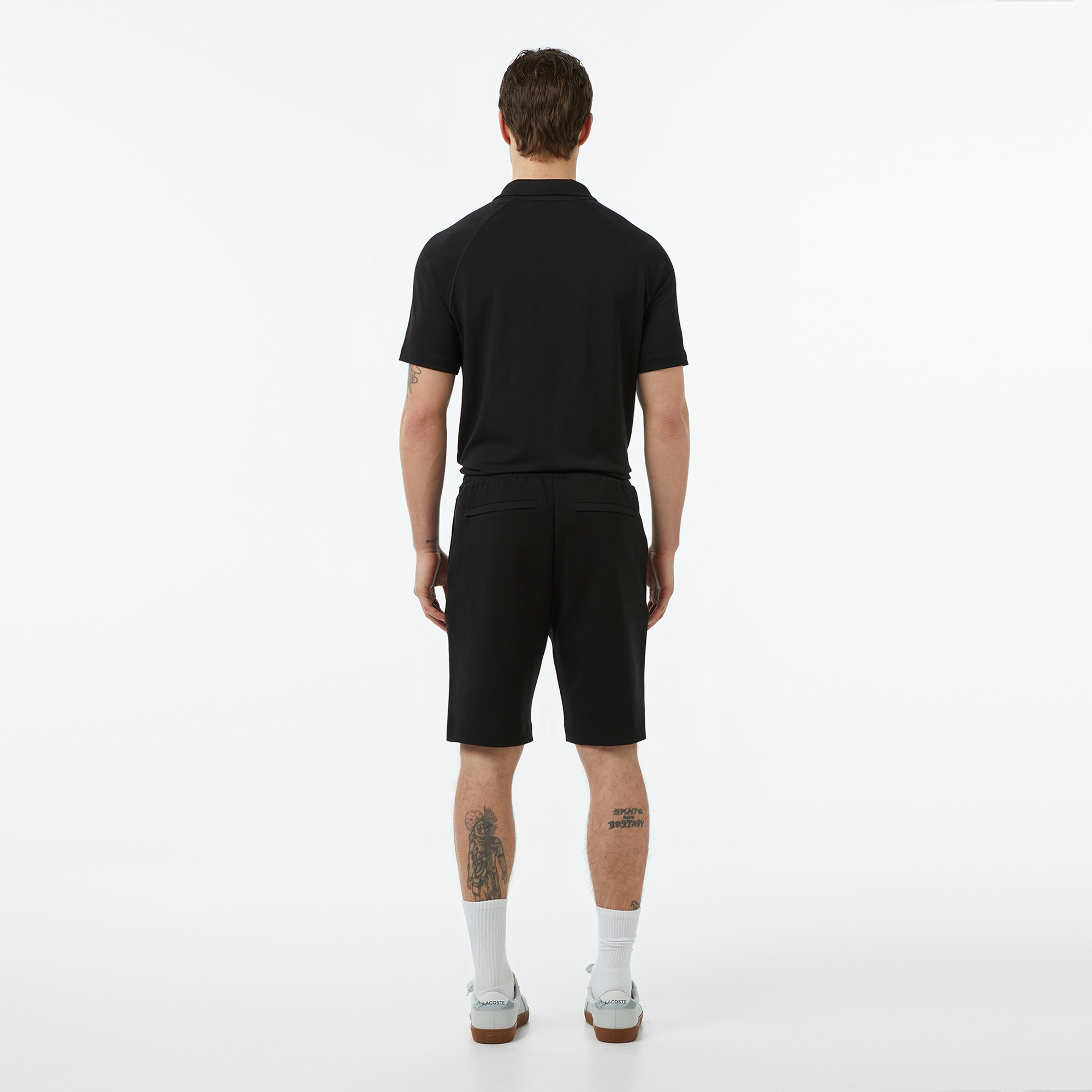 Erkek Regular Fit Siyah Şort