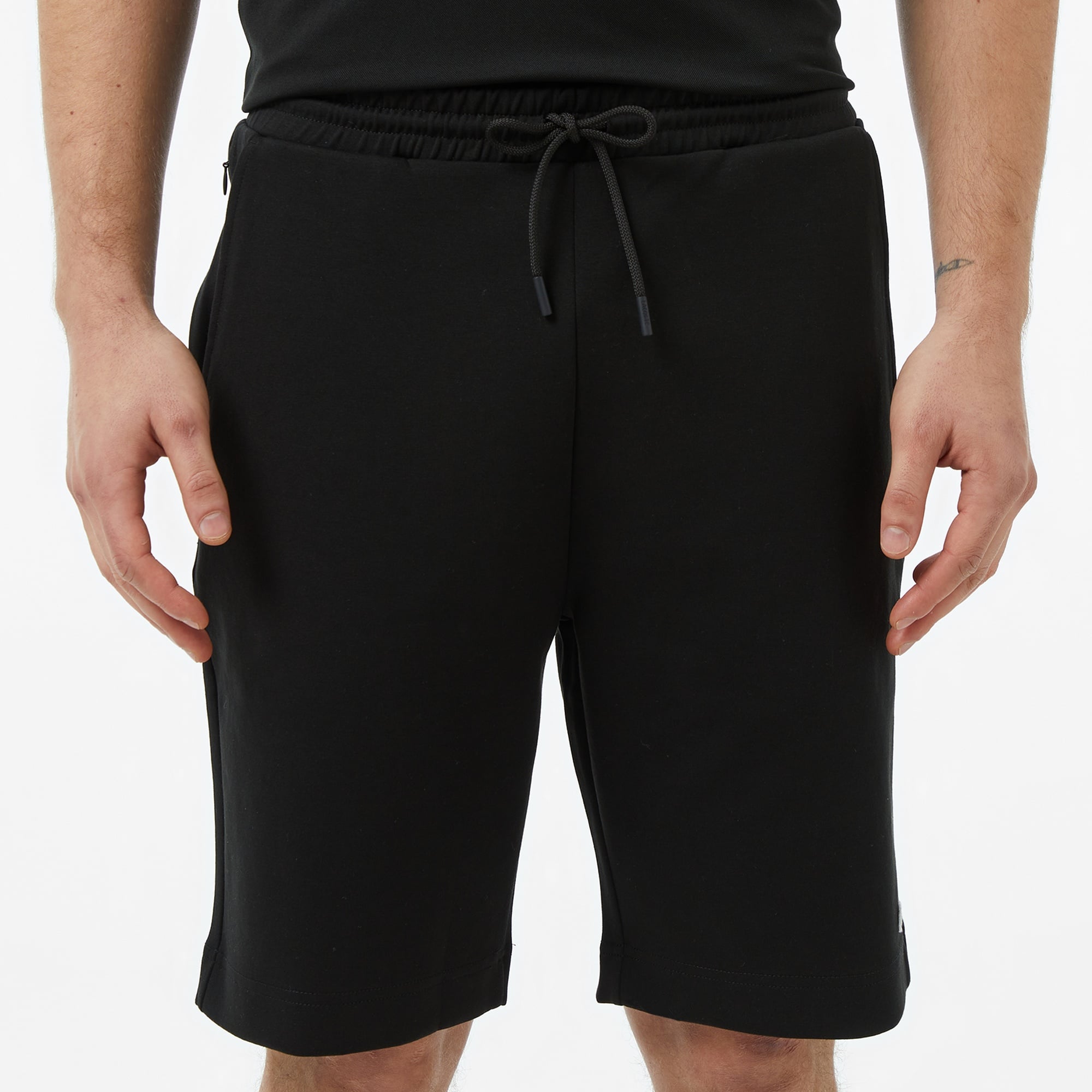 Erkek Regular Fit Siyah Şort