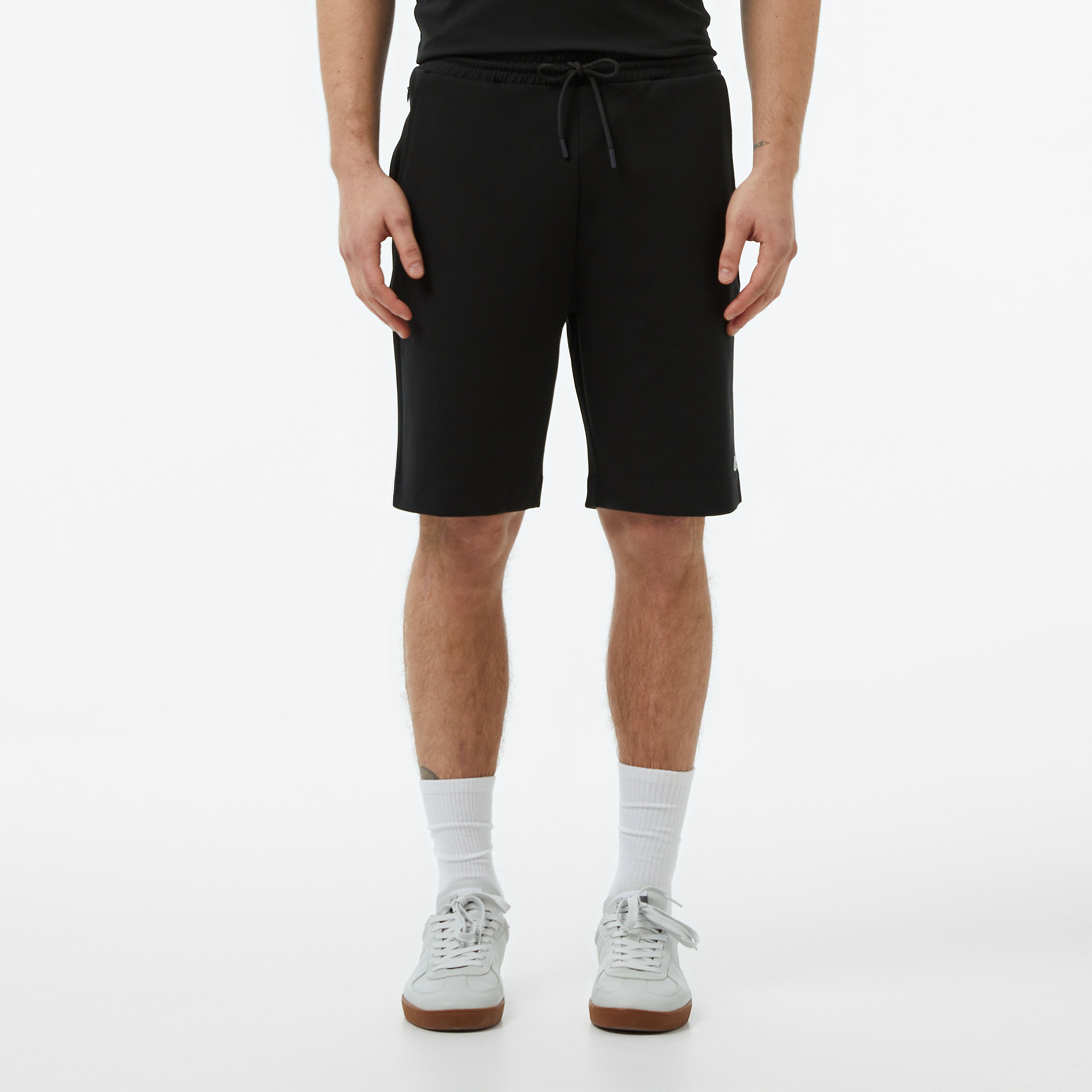 Erkek Regular Fit Siyah Şort