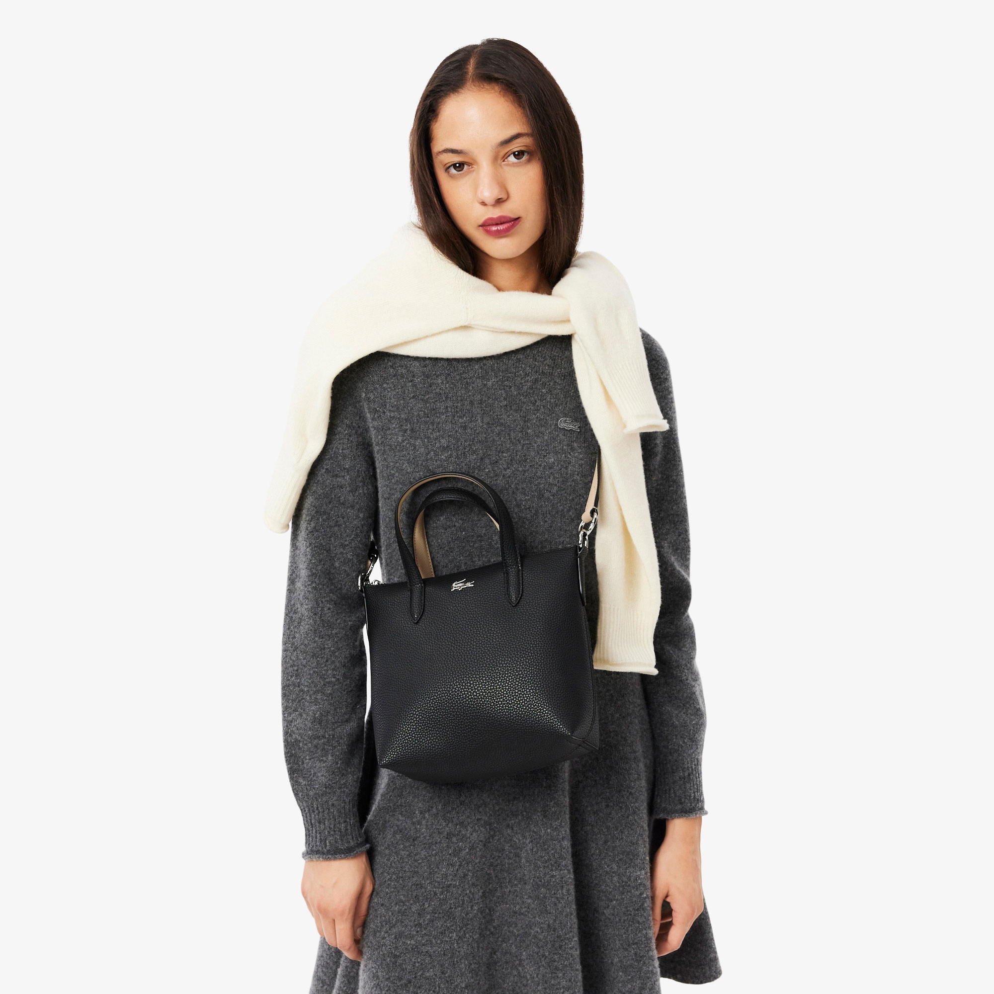 Mini Anna Kadın Siyah Postacı Çantası