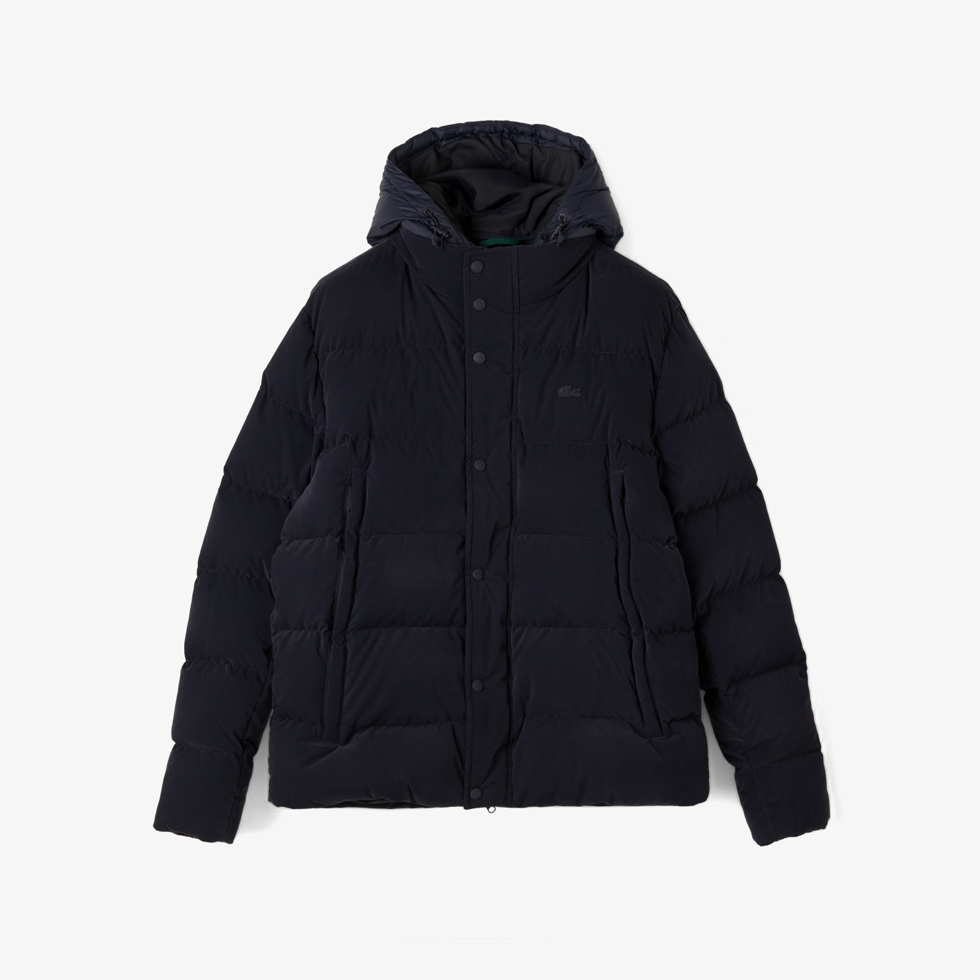 Erkek Kapüşonlu Lacivert Mont