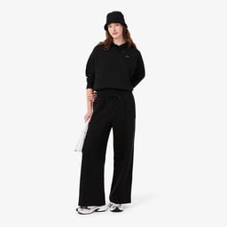 Kadın Wide Leg Siyah Eşofman Altı Siyah