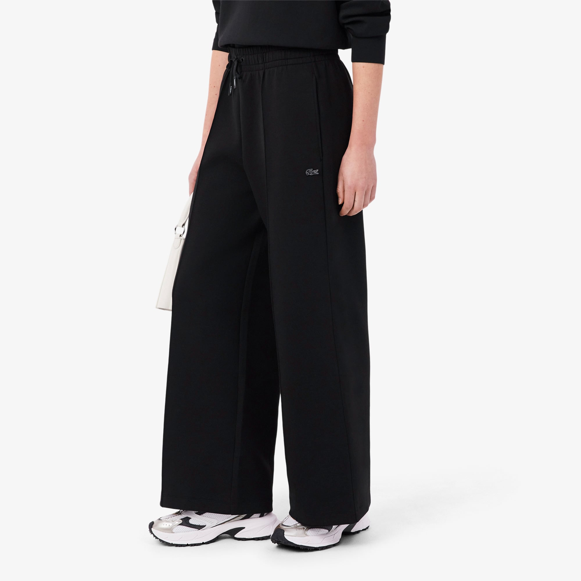 Lacoste Kadın Wide Leg Siyah Eşofman Altı görsel 2