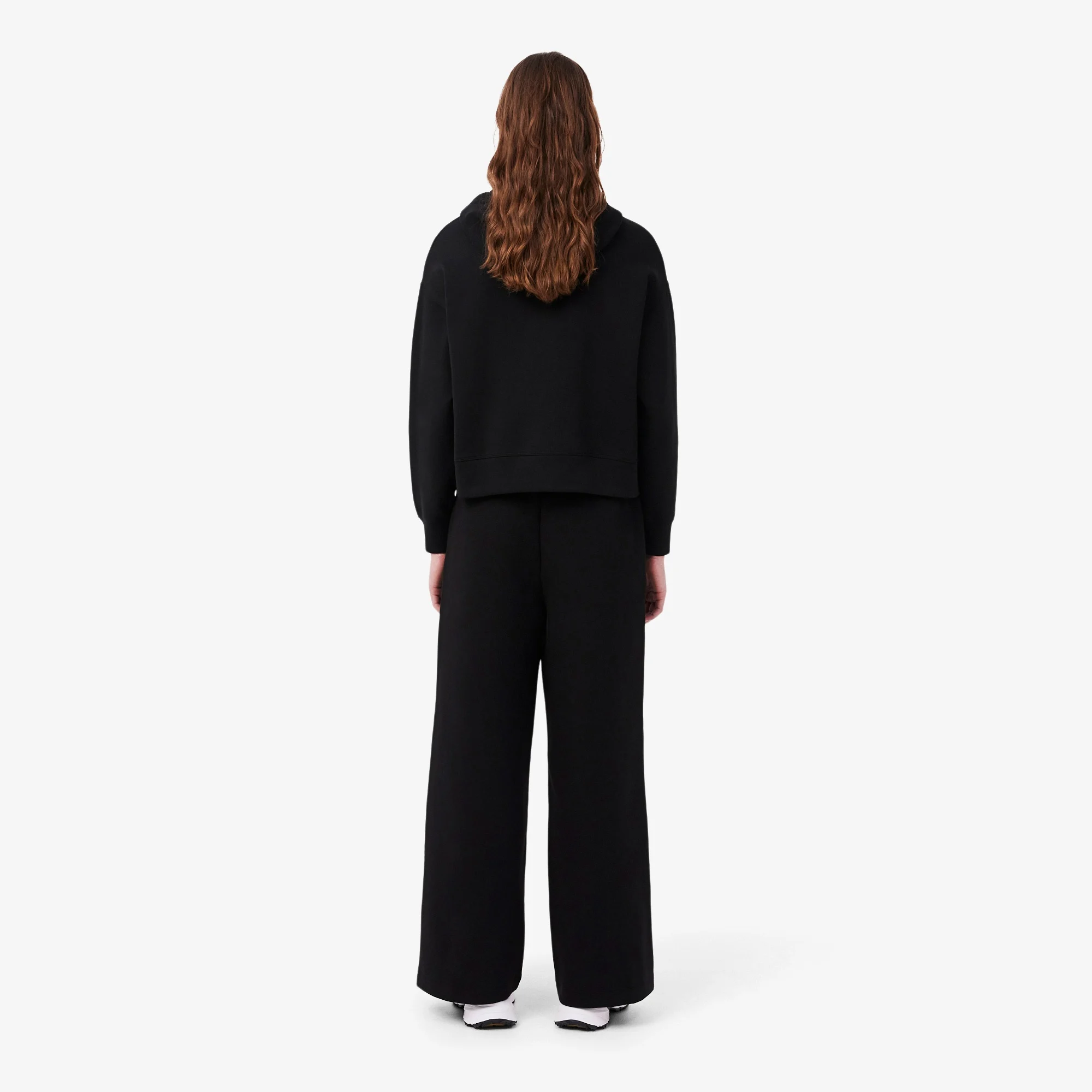 Kadın Wide Leg Siyah Eşofman Altı