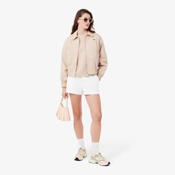 Kadın Organik Pamuk Beyaz Şort Beyaz