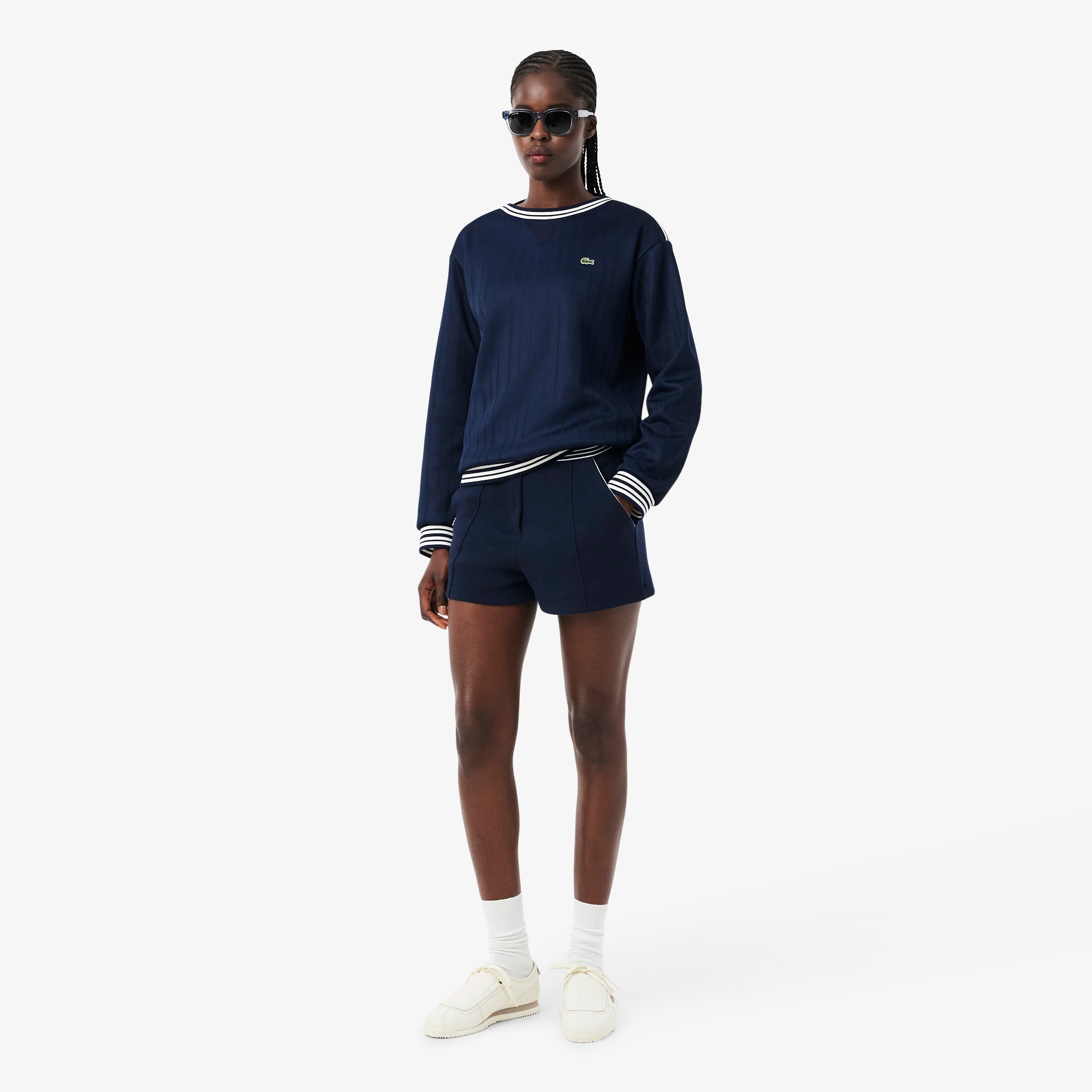 Kadın Organik Pamuk Lacivert Şort