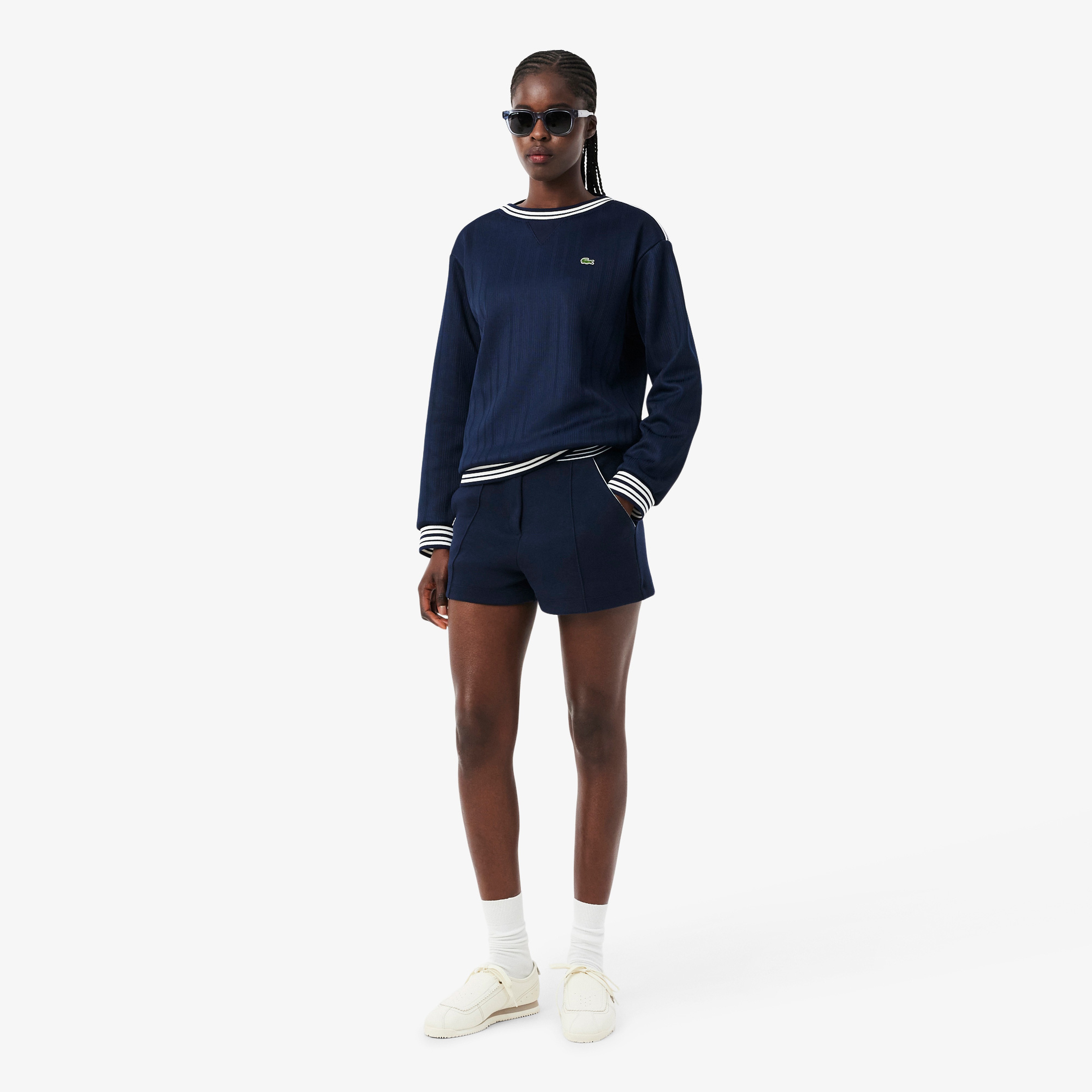 Kadın Organik Pamuk Lacivert Şort Kadın Organik Pamuk Lacivert Şort