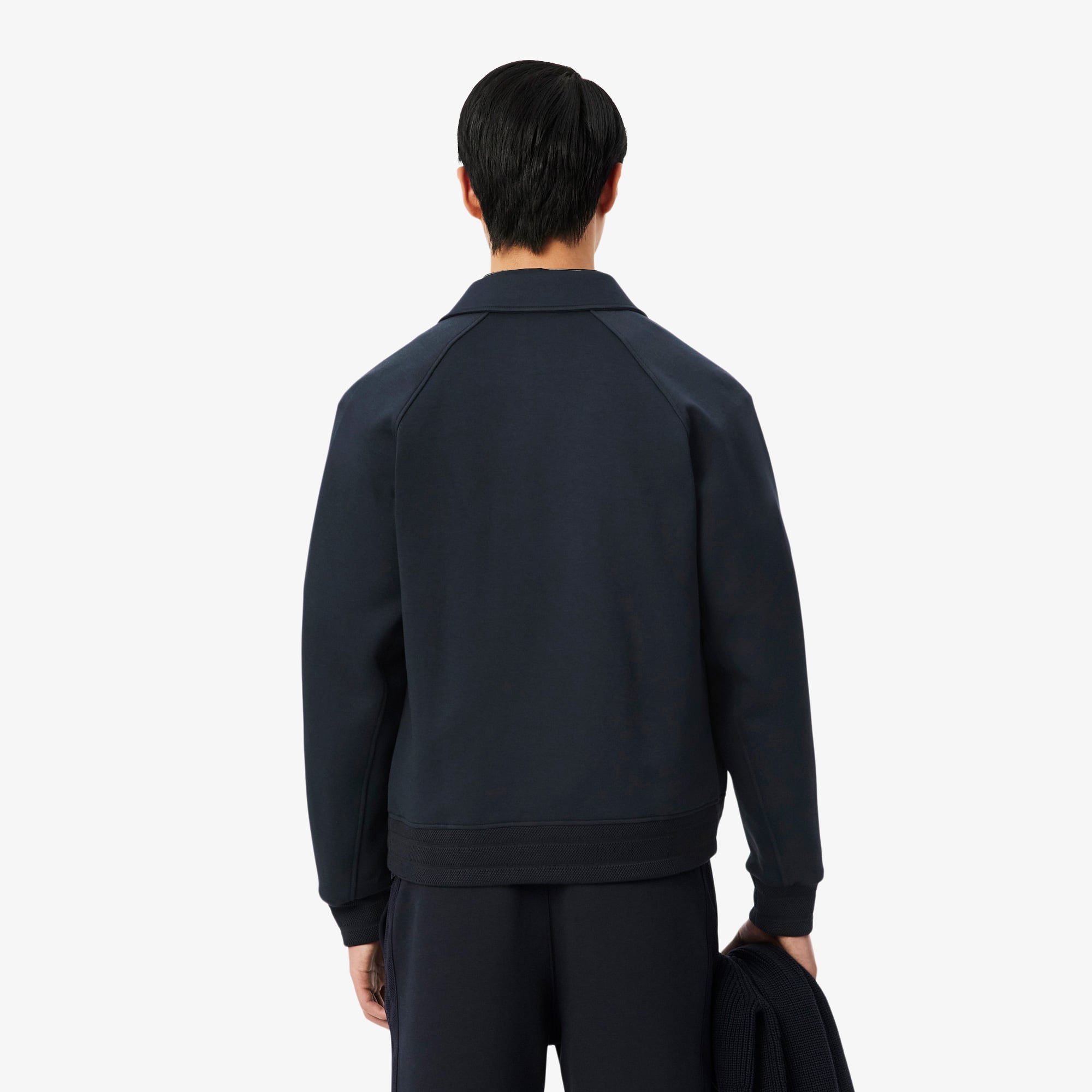 Lacoste Erkek Classic Fit Lacivert Bomber Ceket görsel 3