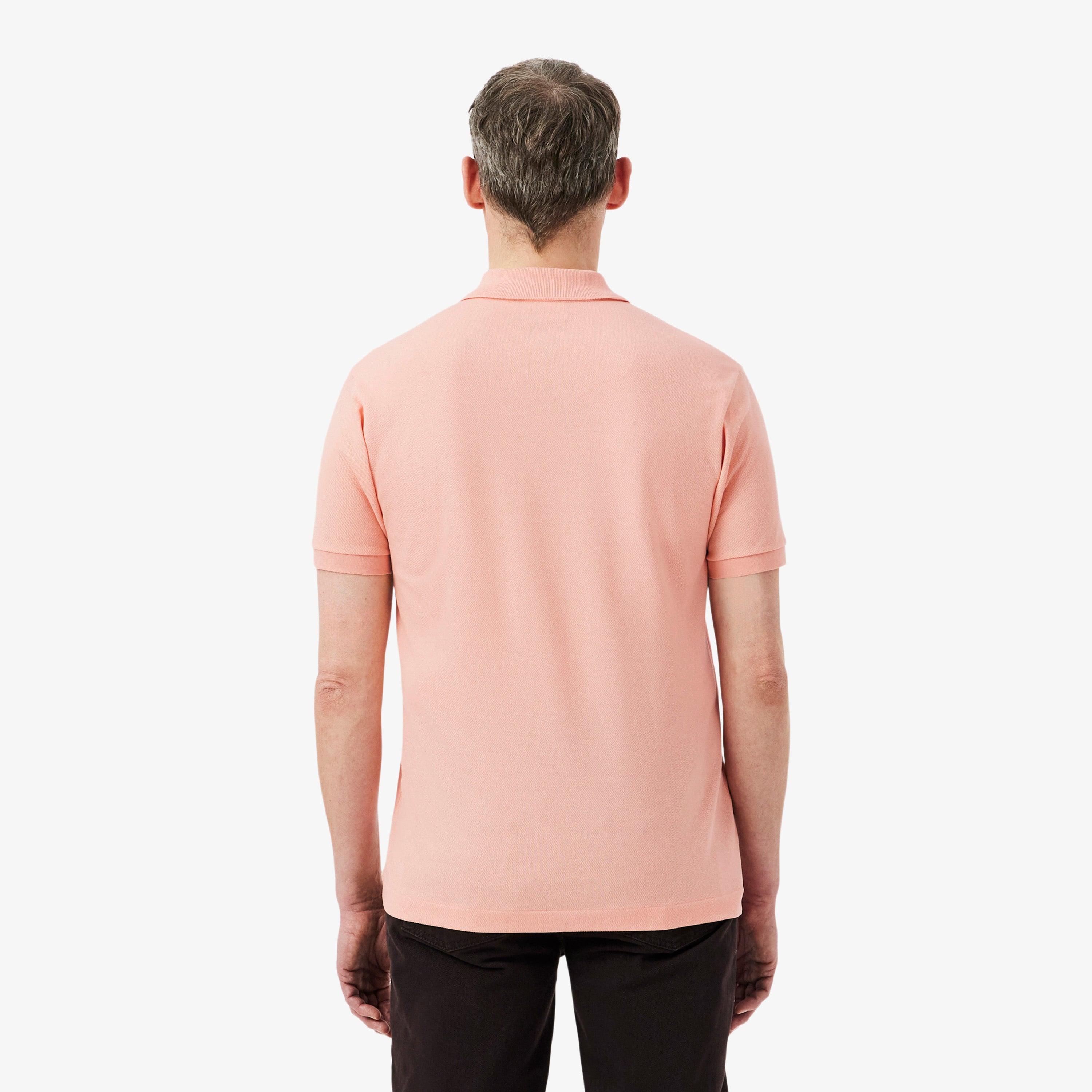 Lacoste L.12.12 Erkek Classic Fit Pembe Polo görsel 3