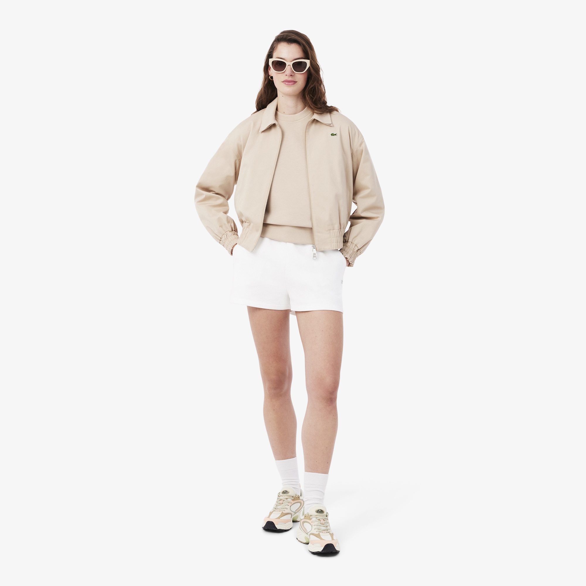 Kadın Organik Pamuk Beyaz Şort