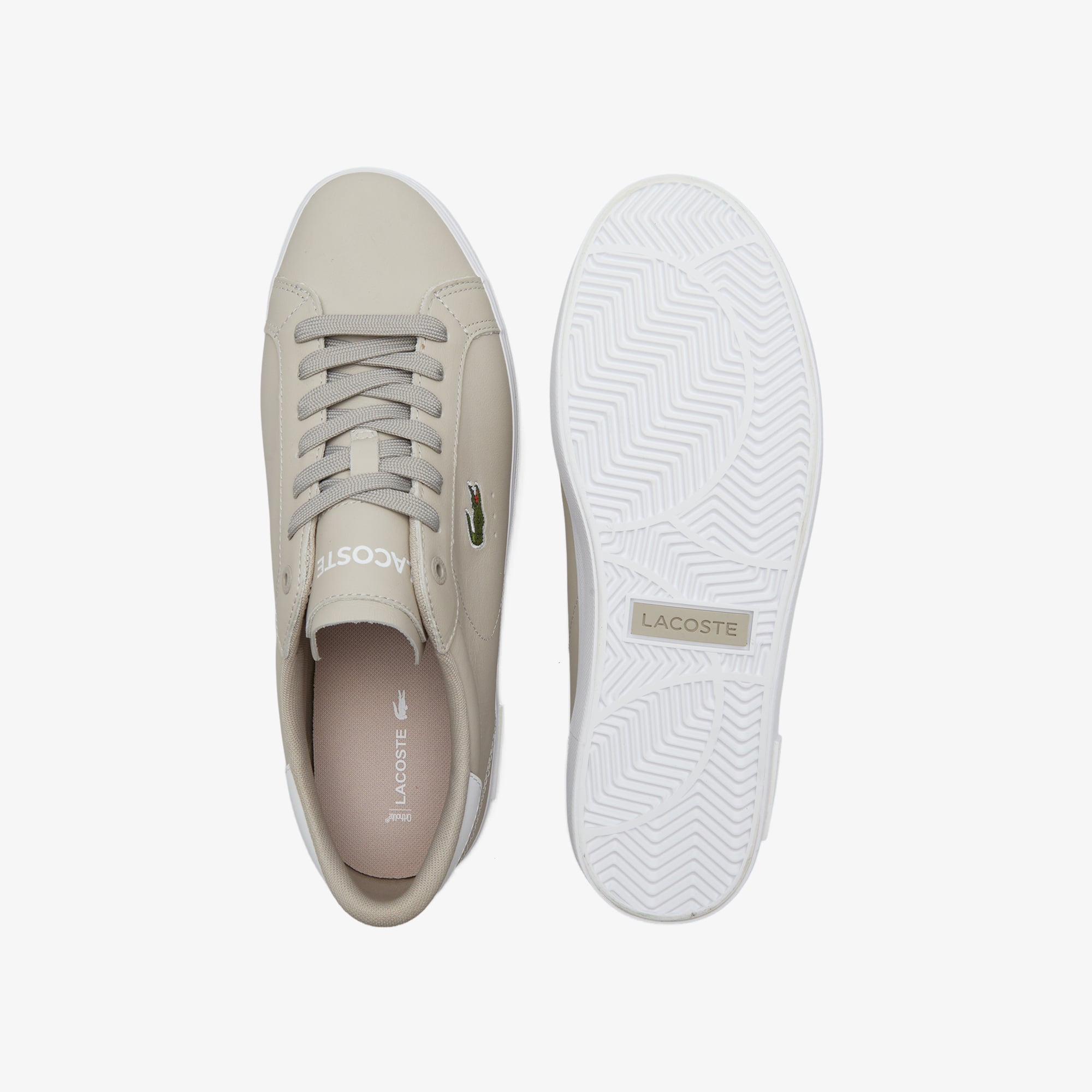 Lacoste Powercourt Erkek Bej Sneaker görsel 4