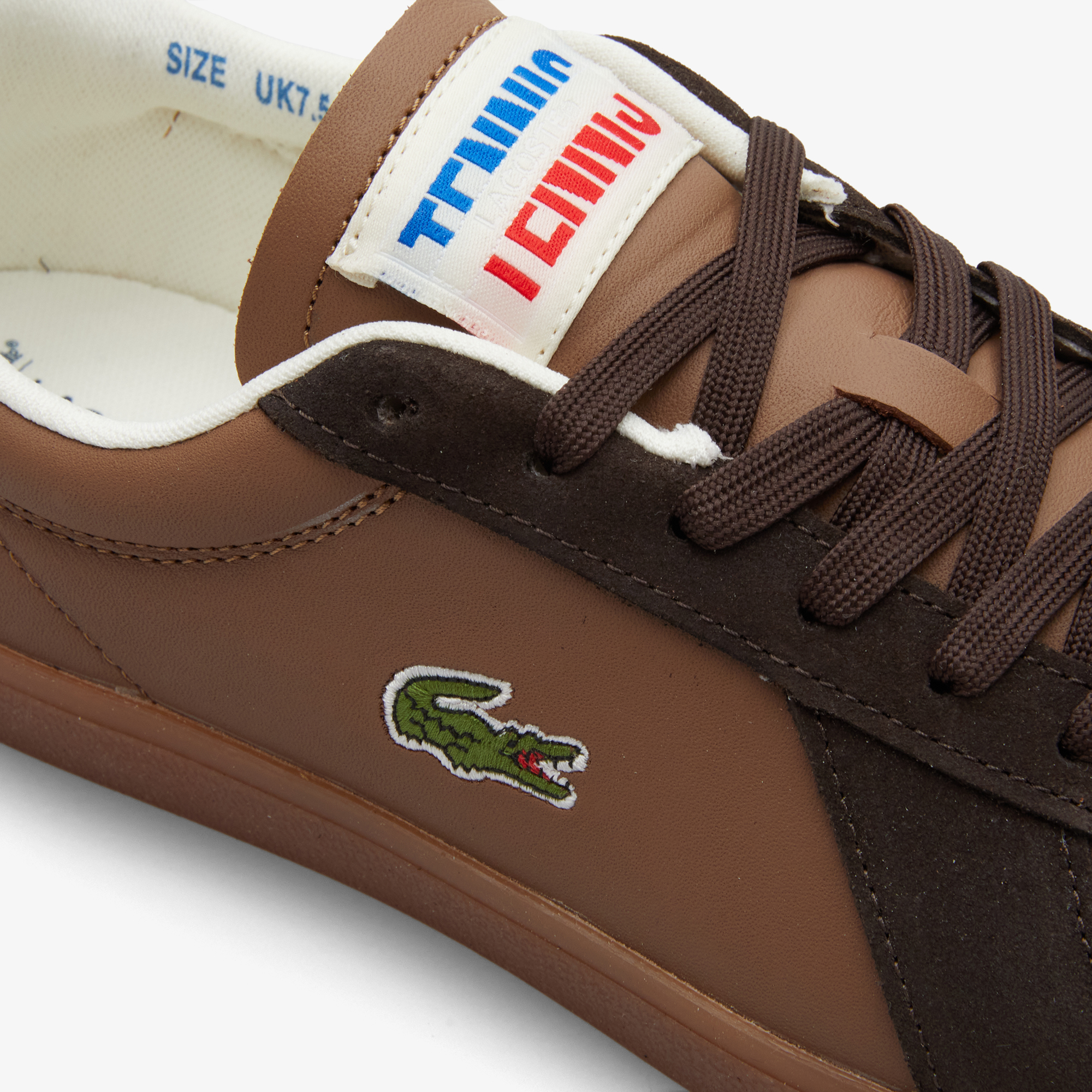 Lacoste Baseshot Pro Erkek Kahverengi Sneaker görsel 6