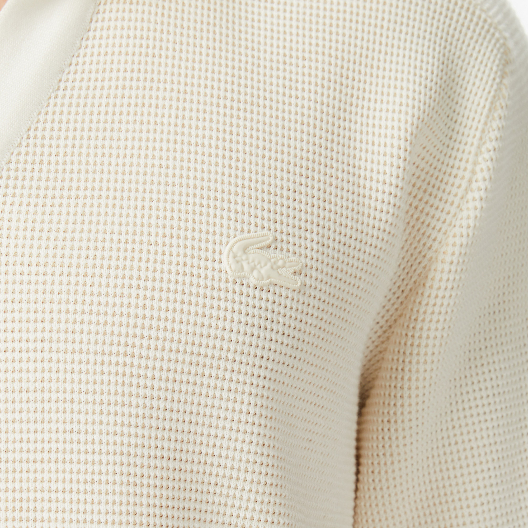 Lacoste Erkek Classic Fit Kısa Kollu Polo Yaka Bej Triko görsel 7