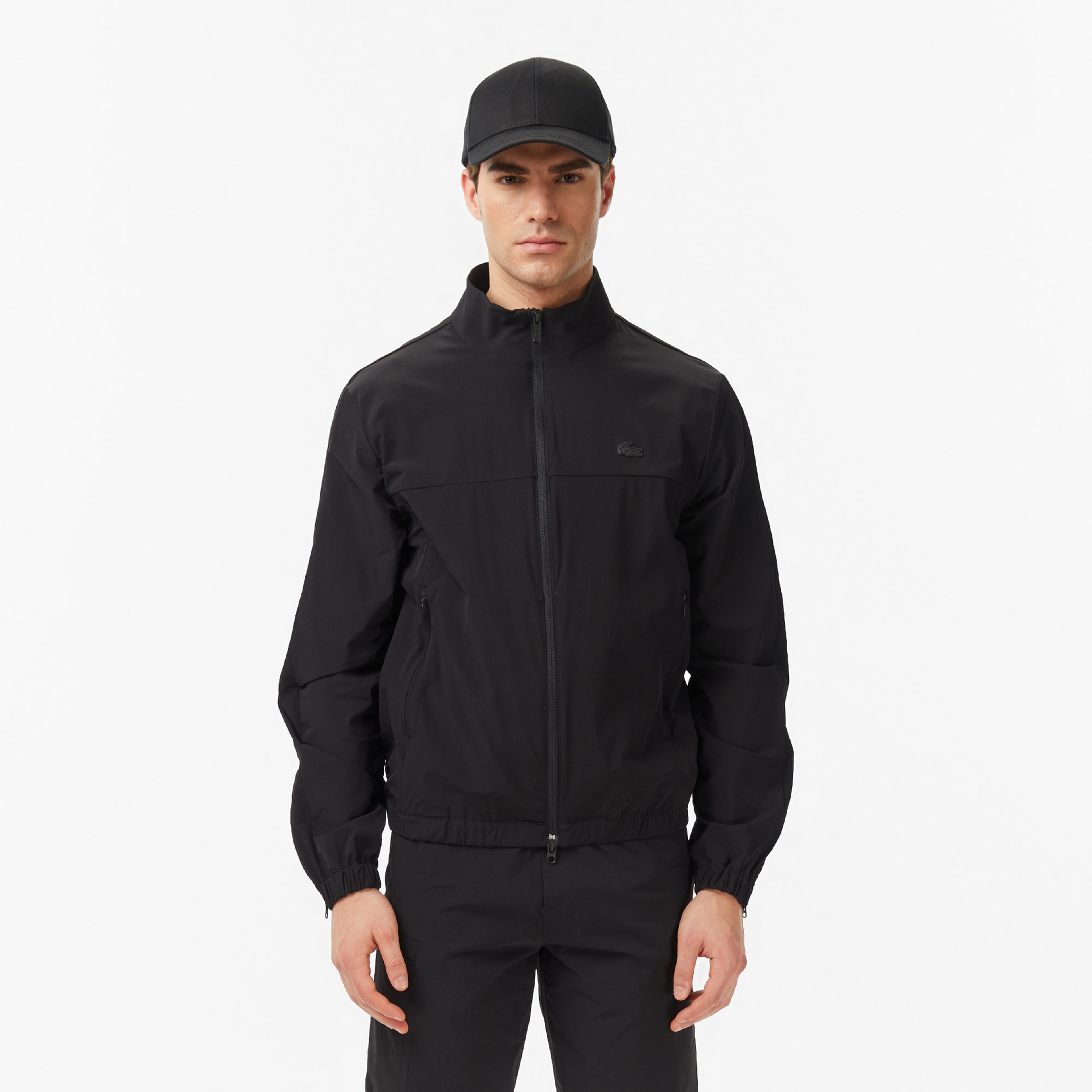 Erkek Regular Fit Dik Yaka Siyah Mont Erkek Regular Fit Dik Yaka Siyah Mont