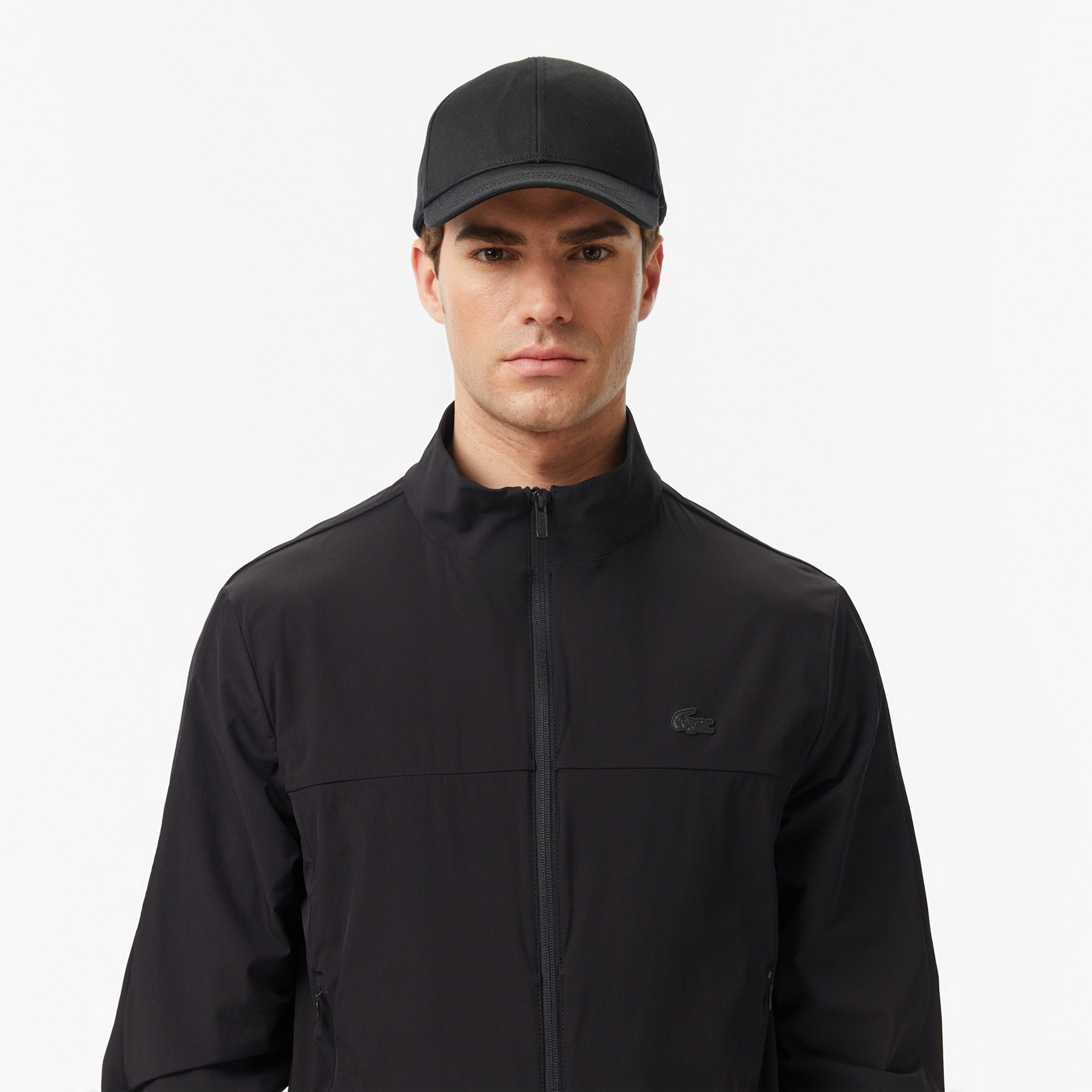 Erkek Regular Fit Dik Yaka Siyah Mont Erkek Regular Fit Dik Yaka Siyah Mont