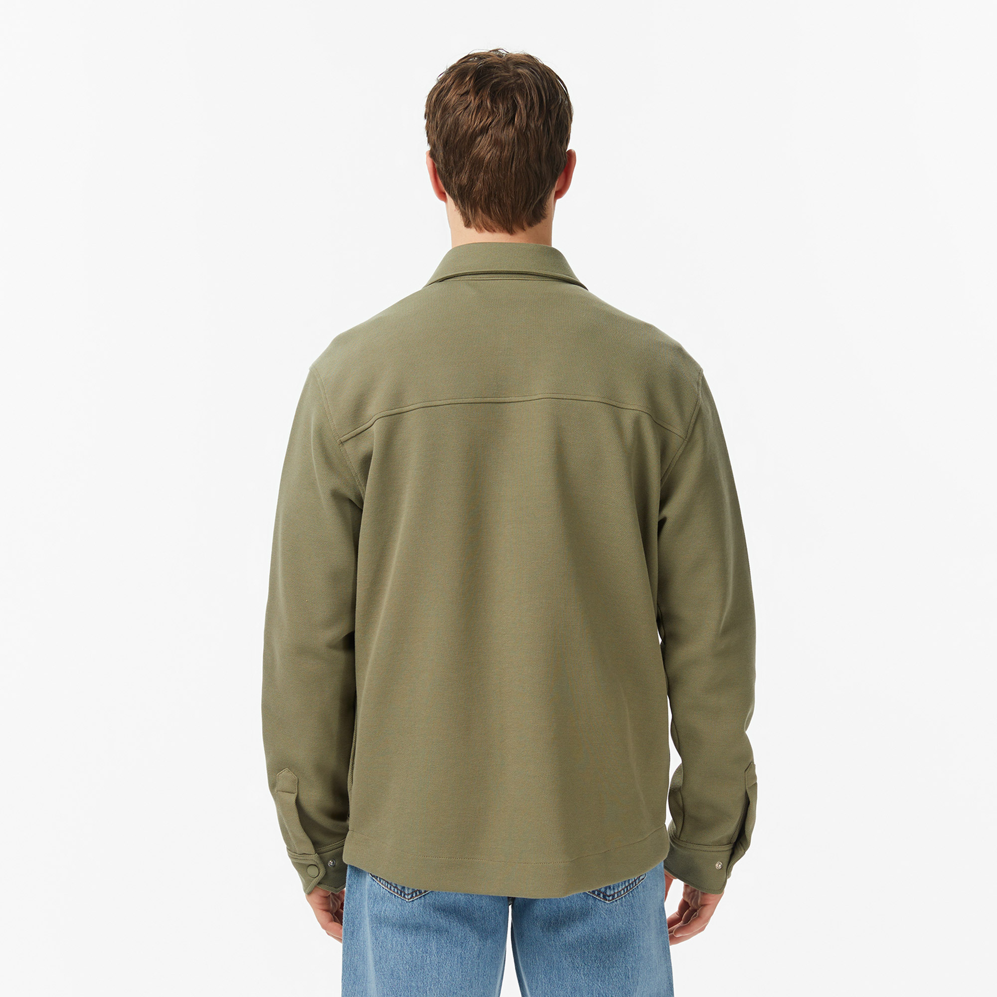 Lacoste Erkek Regular Fit Haki Gömlek görsel 5