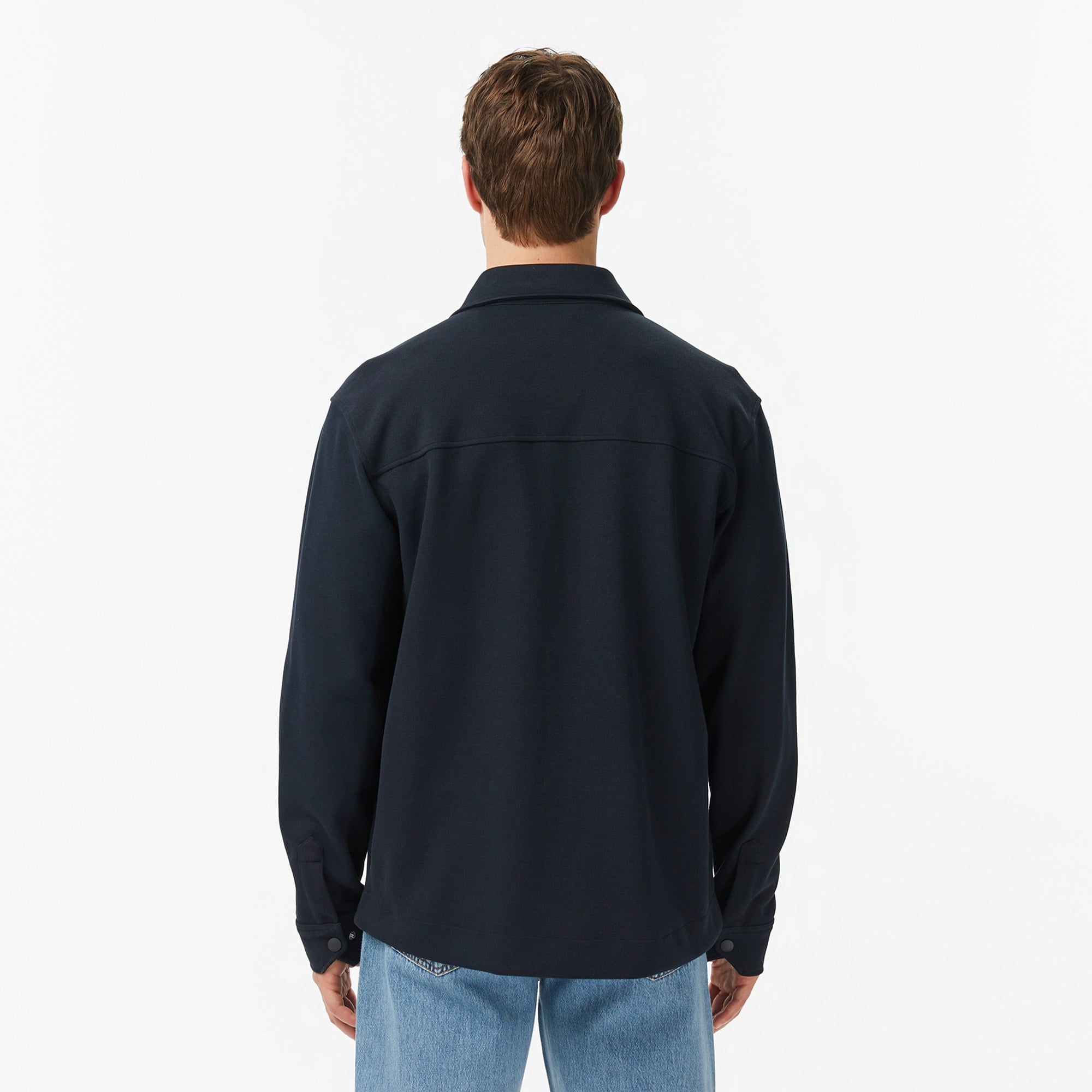 Lacoste Erkek Regular Fit Lacivert Gömlek görsel 5