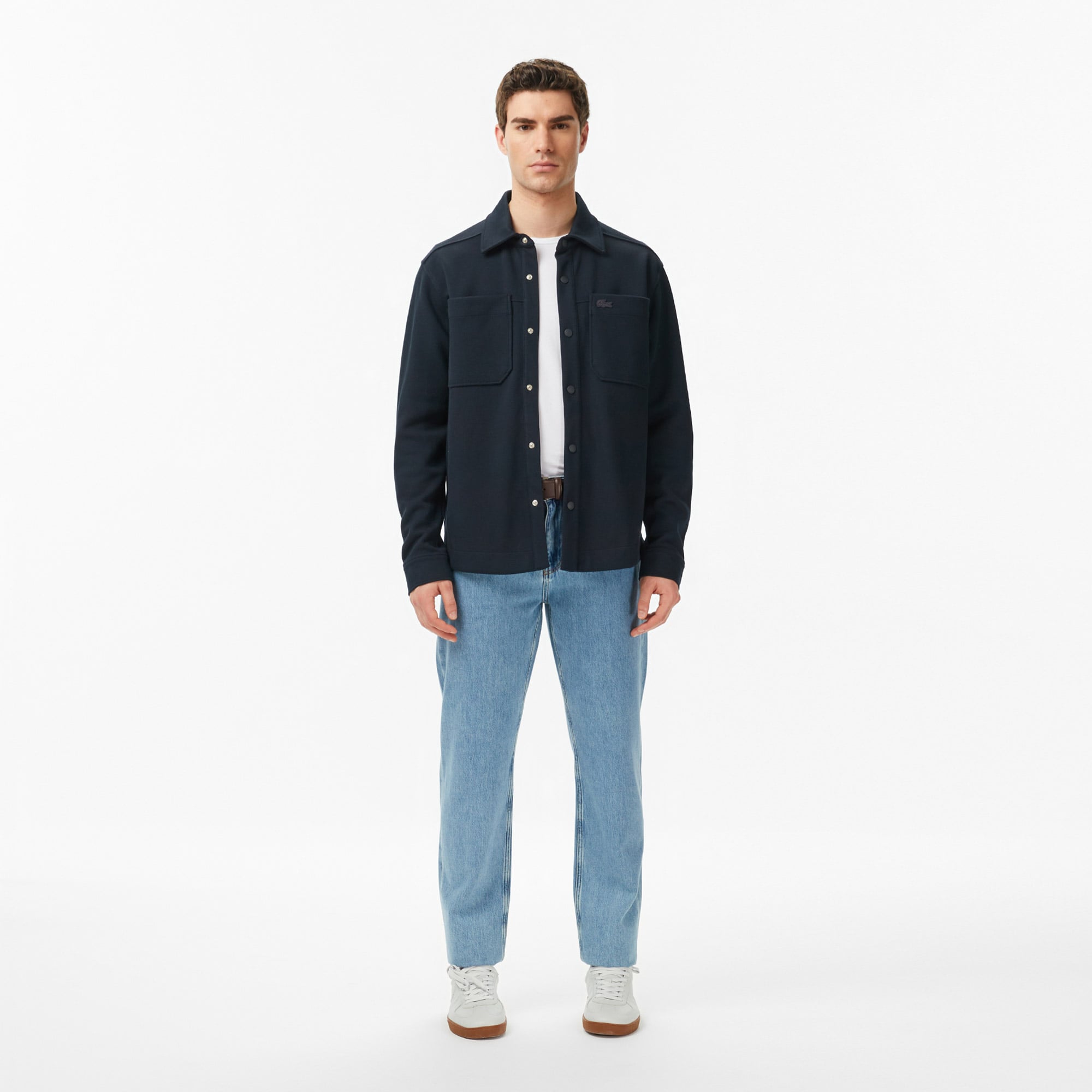 Lacoste Erkek Regular Fit Lacivert Gömlek görsel 6
