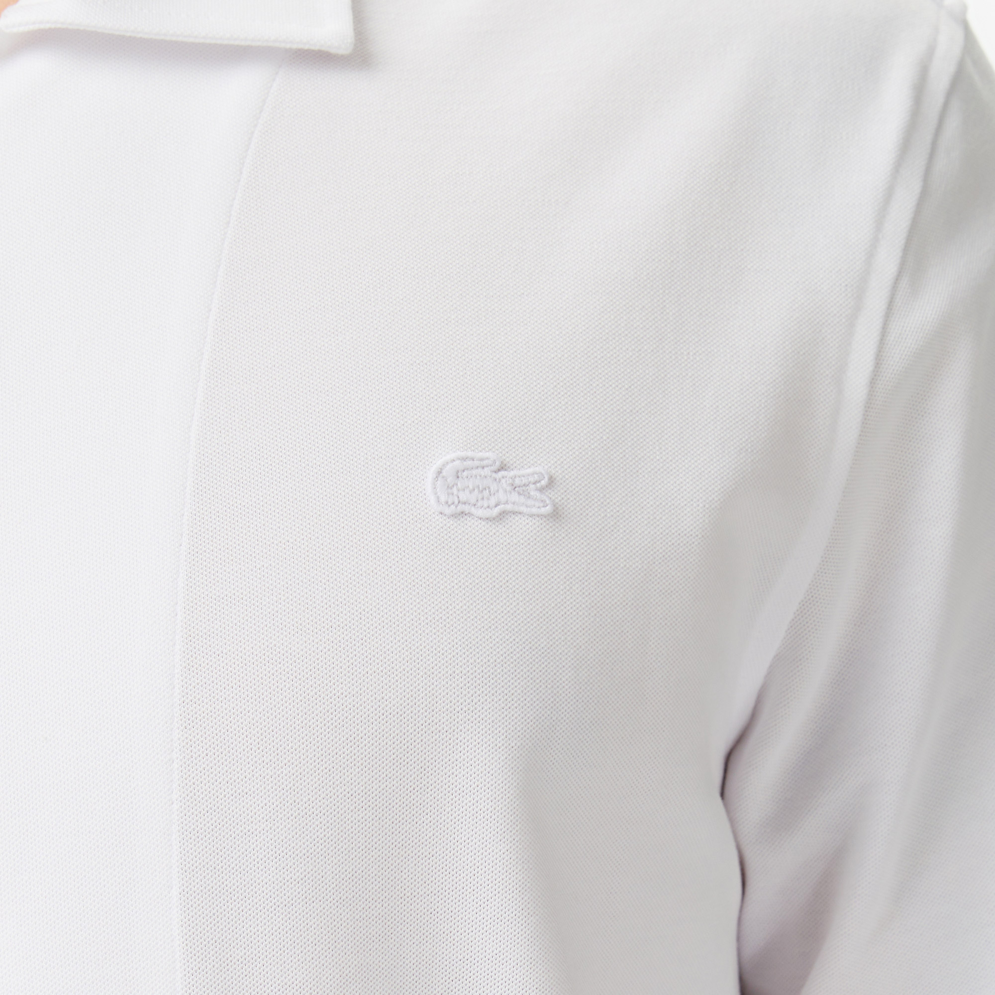 Lacoste Erkek Slim Fit Beyaz Gömlek görsel 7