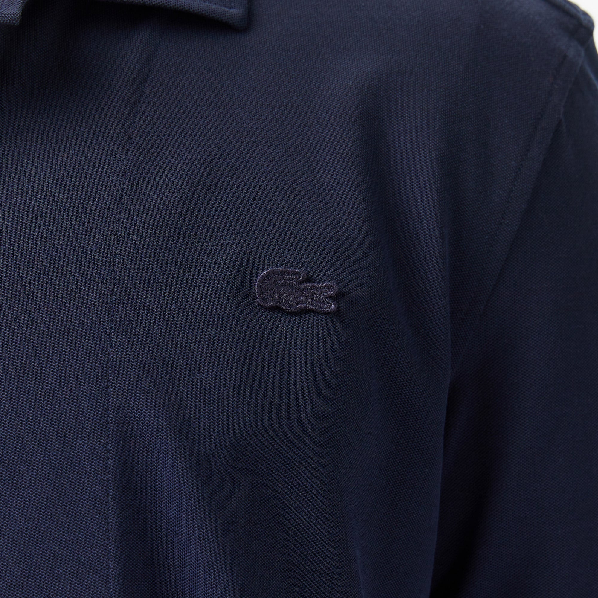 Lacoste Erkek Slim Fit Lacivert Gömlek görsel 7