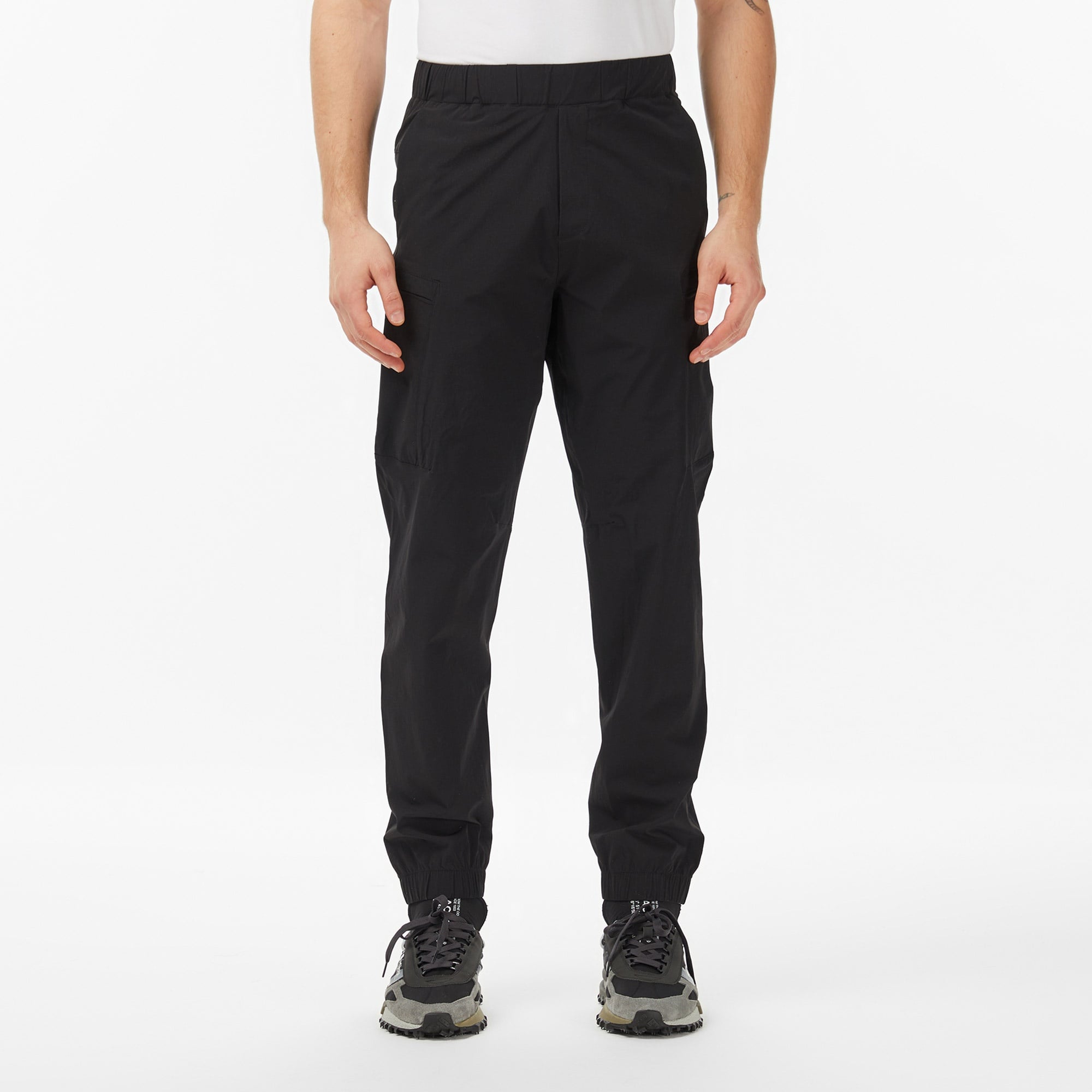 Erkek Relaxed Fit Siyah Pantolon