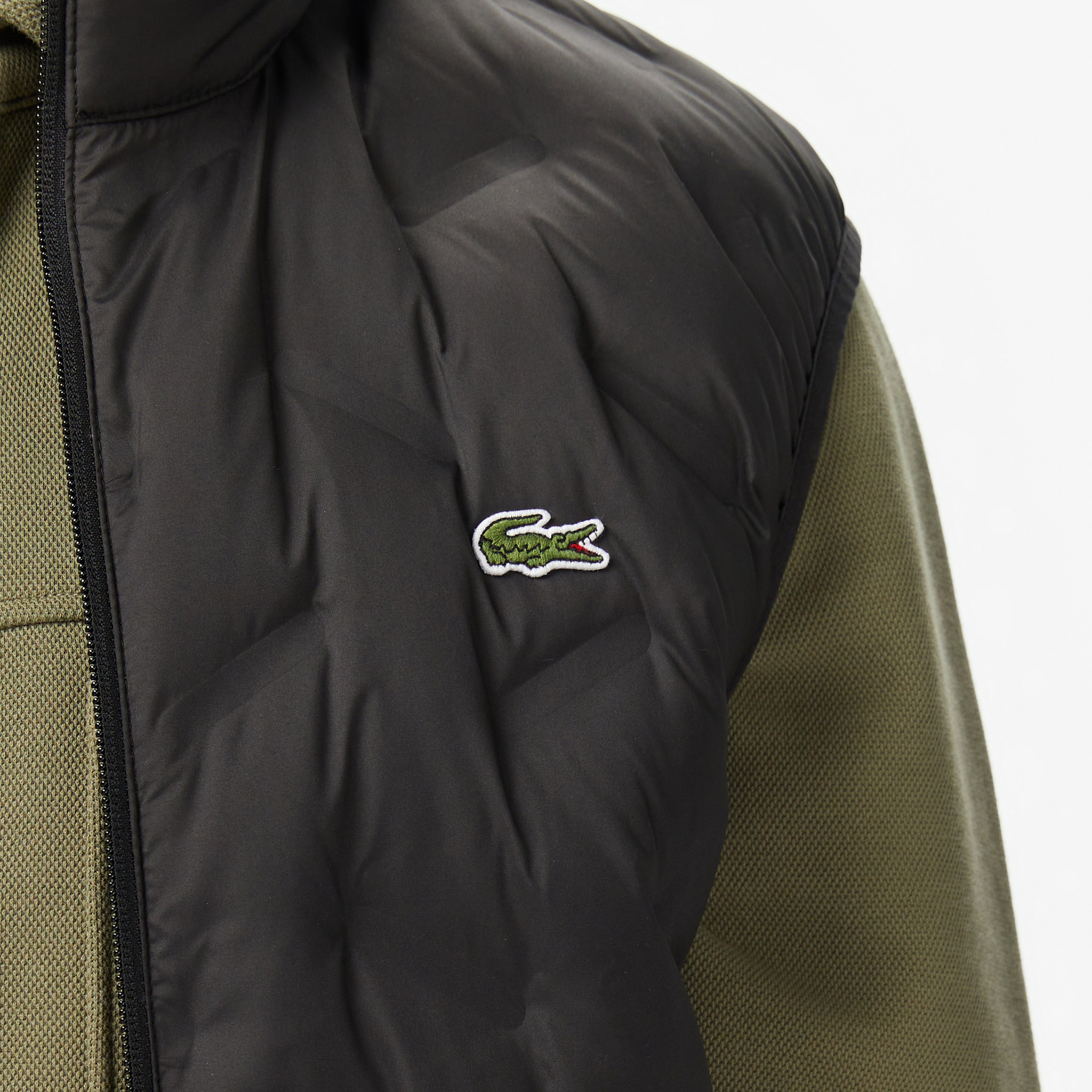 Erkek Regular Fit Dik Yaka Kapitone Siyah Yelek