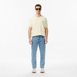 Erkek Classic Fit Kısa Kollu Polo Yaka Bej Triko Bej