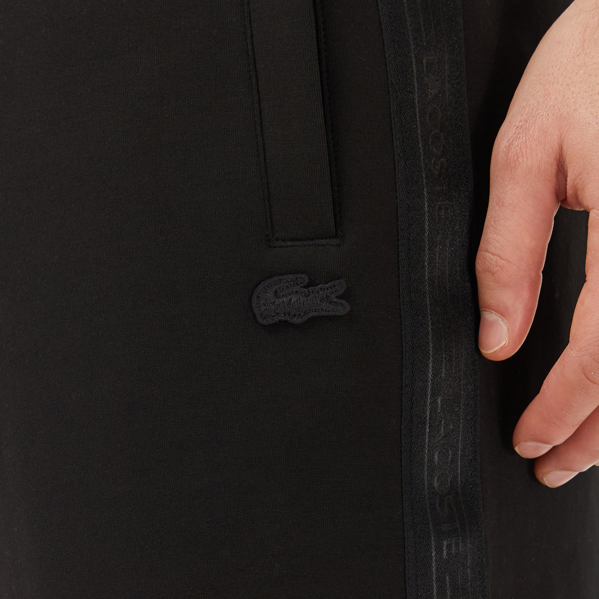 Lacoste Erkek Regular Fit Siyah Şort görsel 8
