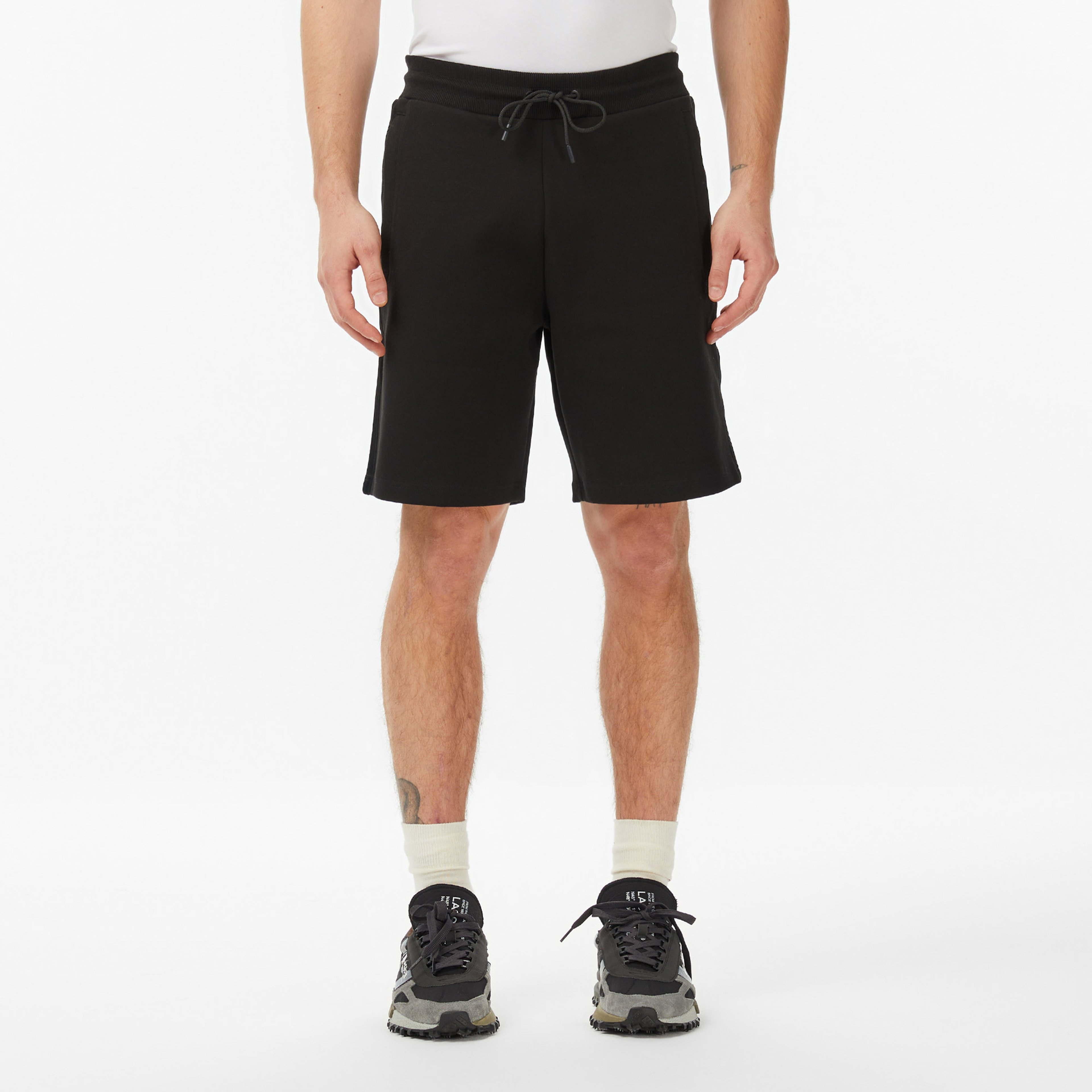 Erkek Regular Fit Siyah Şort
