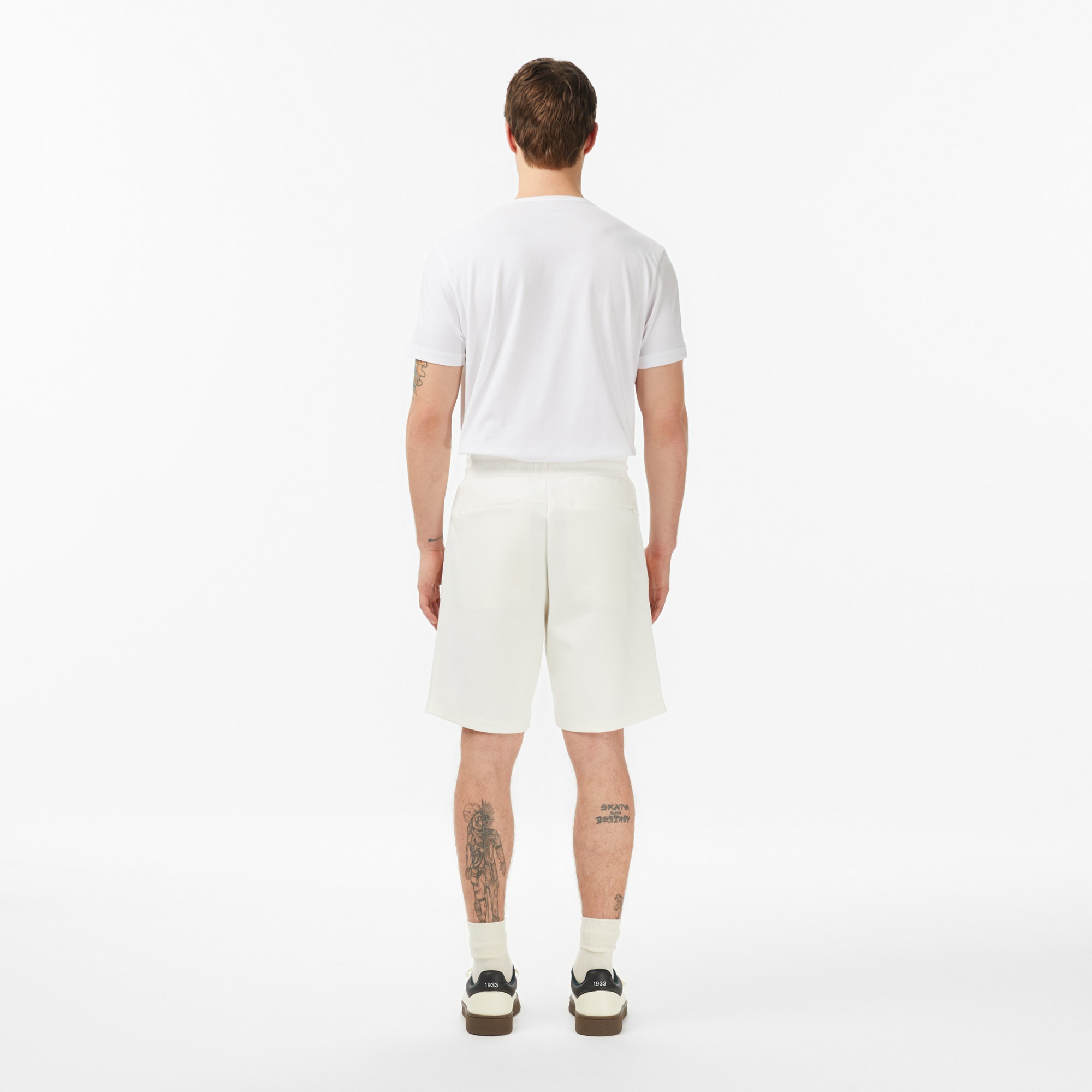 Erkek Regular Fit Krem Şort