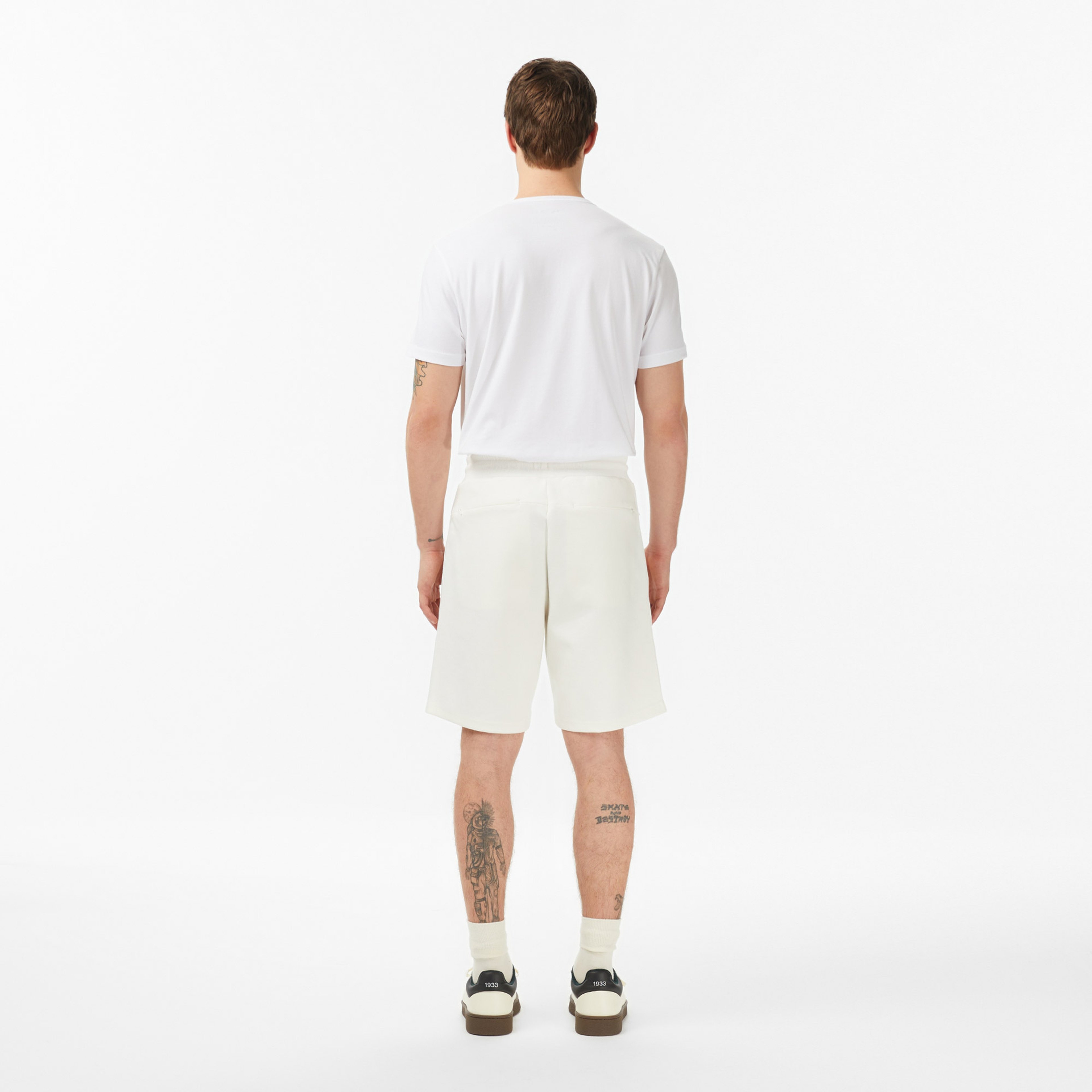 Erkek Regular Fit Krem Şort