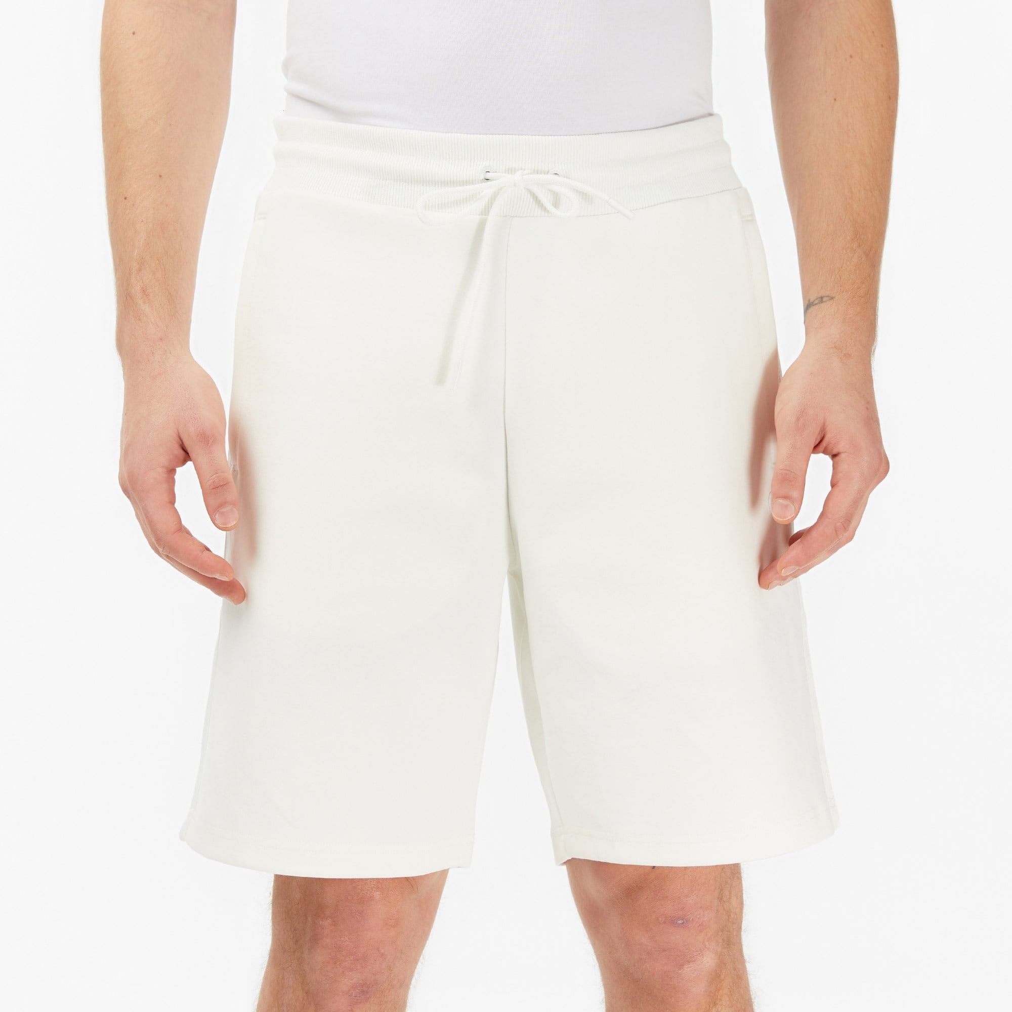 Erkek Regular Fit Krem Şort