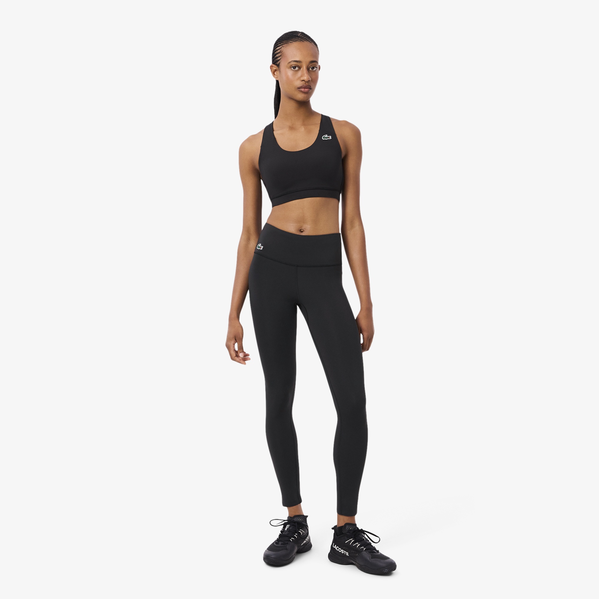 Kadın Slim Fit Siyah Tayt