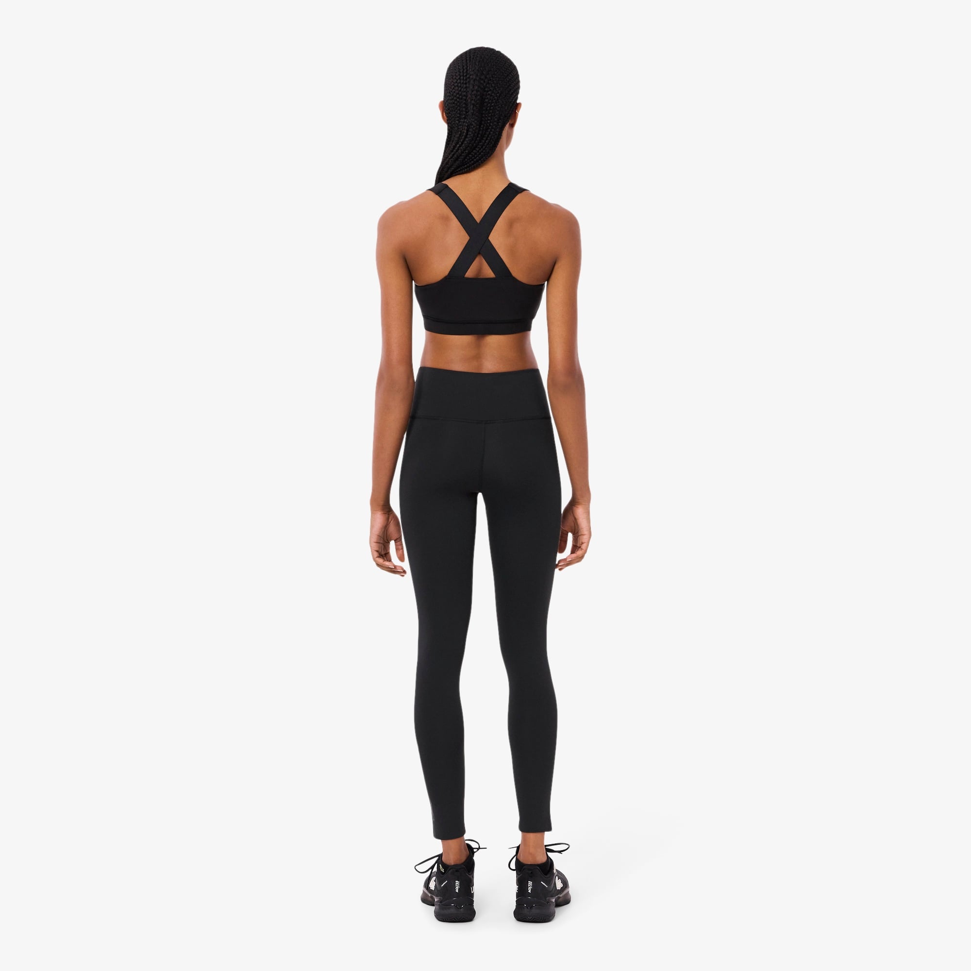 Kadın Slim Fit Siyah Tayt