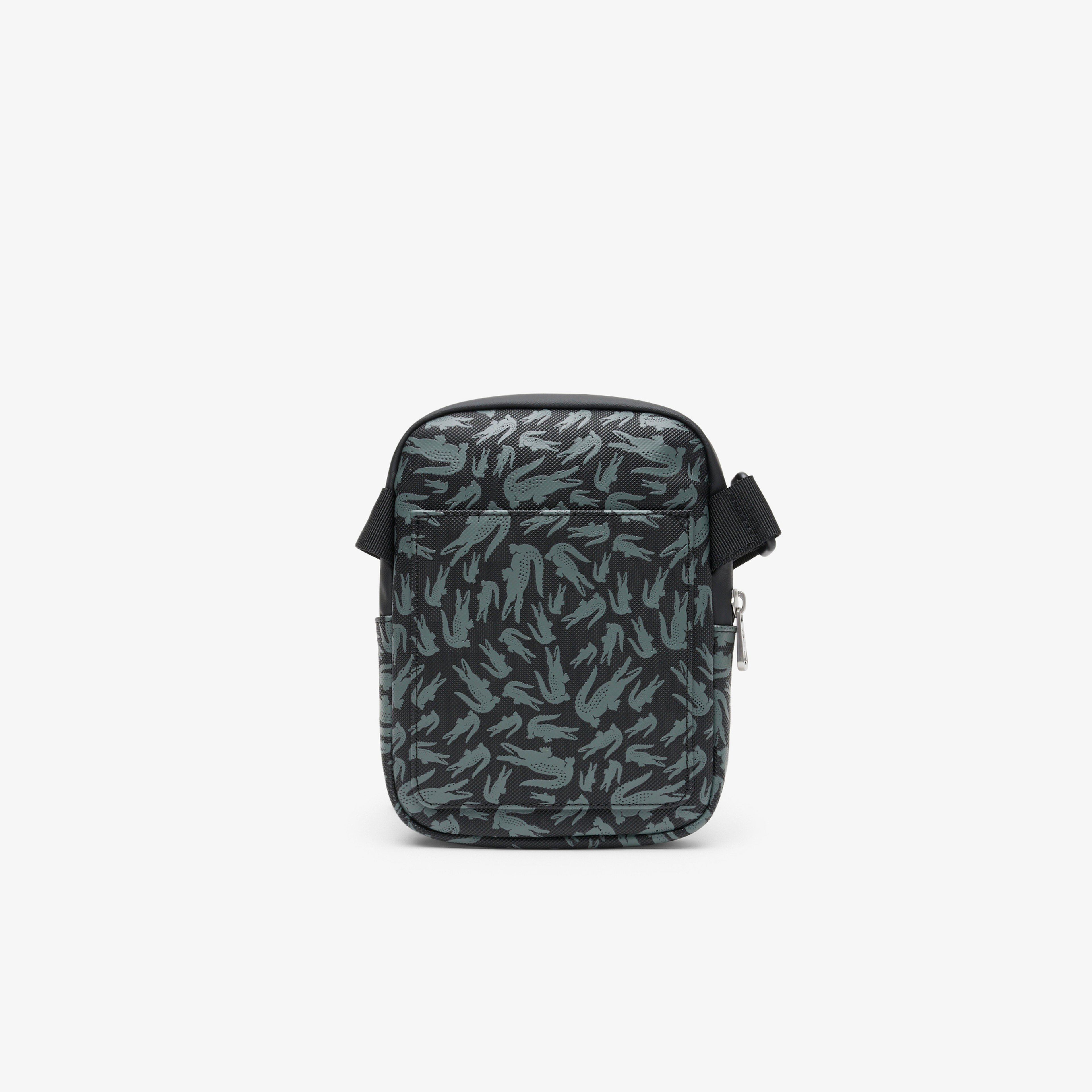 LCST Erkek Desenli Siyah Postacı Çantası LCST Erkek Desenli Siyah Postacı Çantası