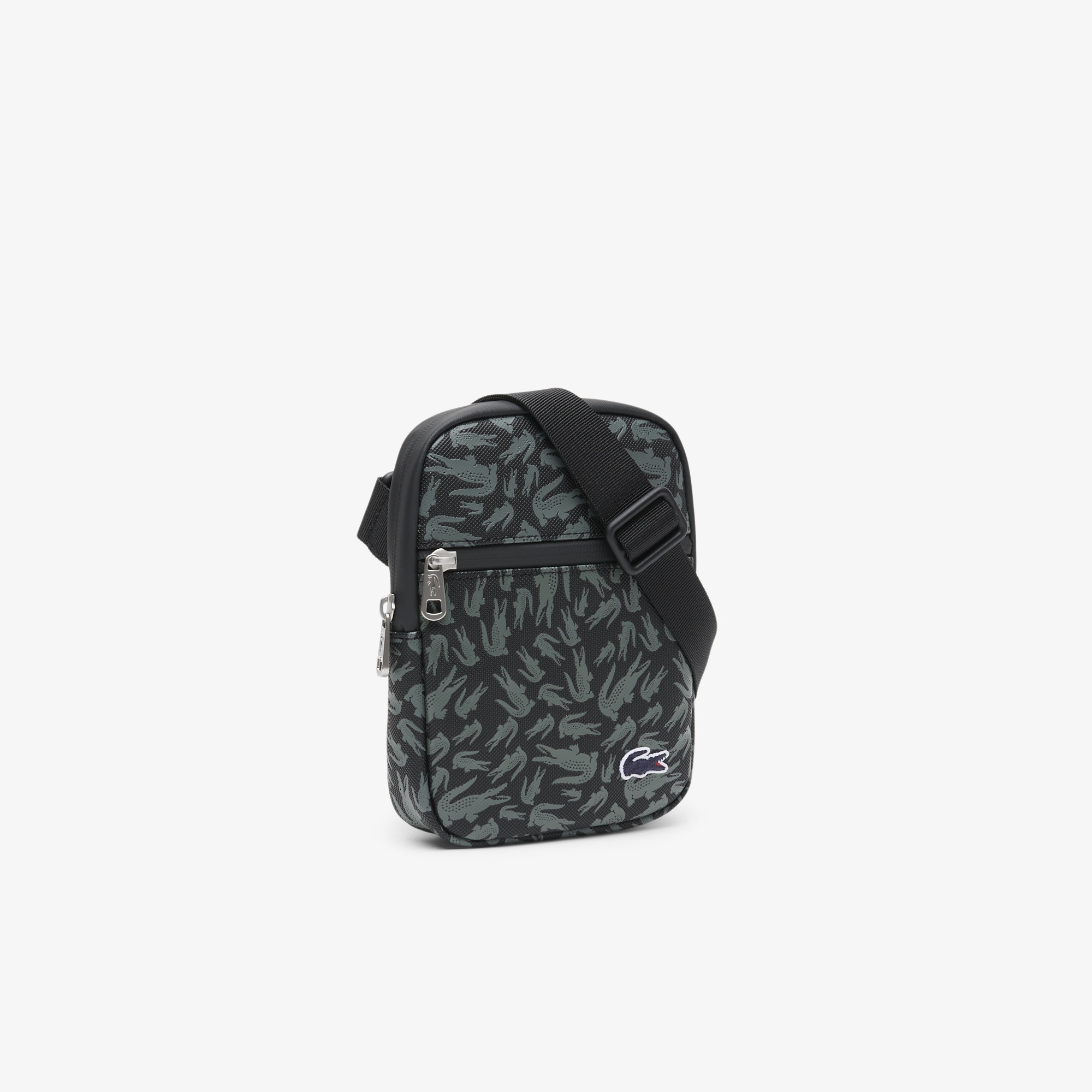 LCST Erkek Desenli Siyah Postacı Çantası