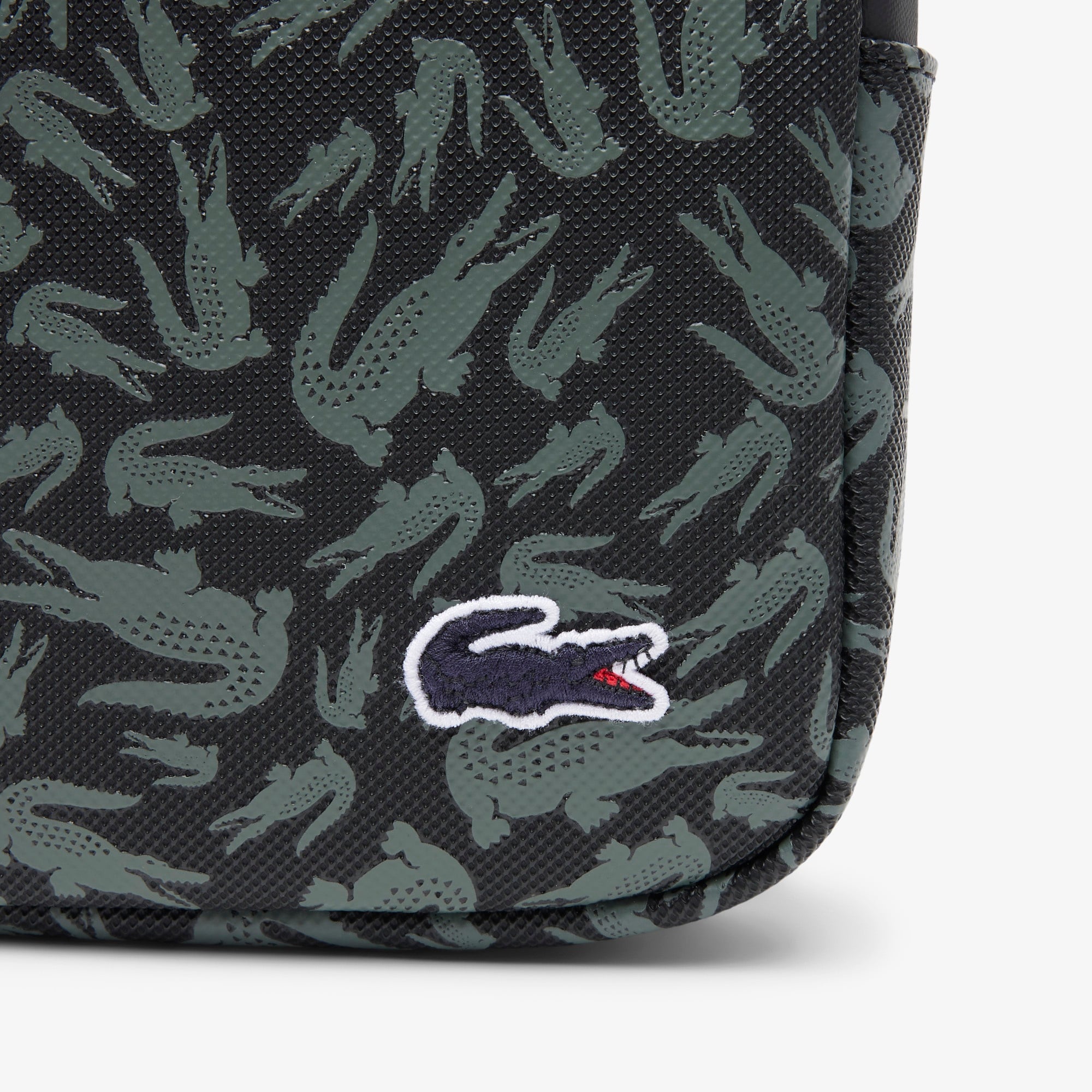 LCST Erkek Desenli Siyah Postacı Çantası